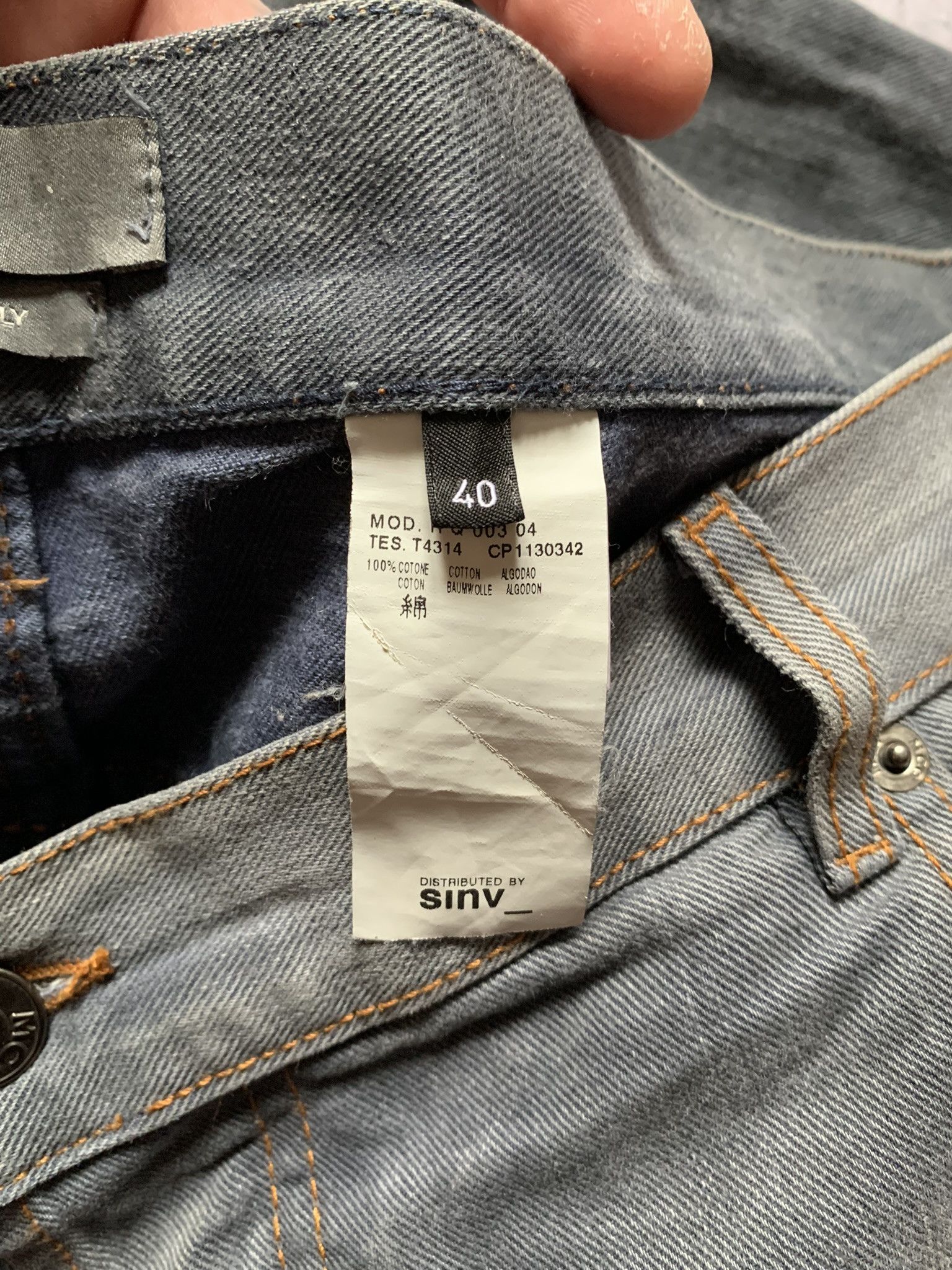 Alexander McQueen Vintage MCQ Alexander Mcqueen Swallow Pocket Jeans Size US 40 / EU 56 - 6 Thumbnail