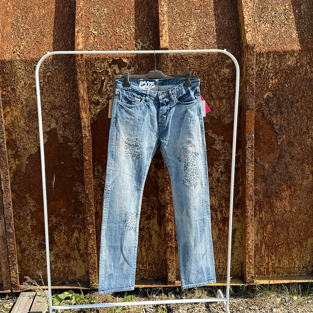 Japanese Brand × Paul Smith × Vintage Paul Smith Cheetah Jeans (Rare) Size US 32 / EU 48 - 1 Thumbnail
