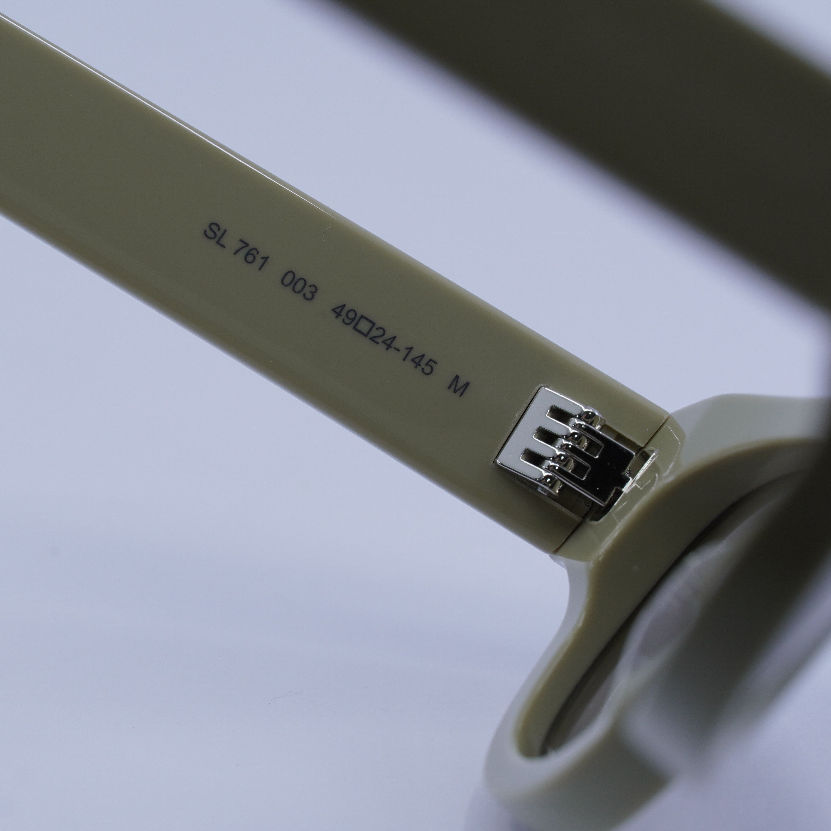 Saint Laurent Paris Saint Laurent SL761 003 Sunglasses Green Square Frame Size ONE SIZE - 7 Thumbnail