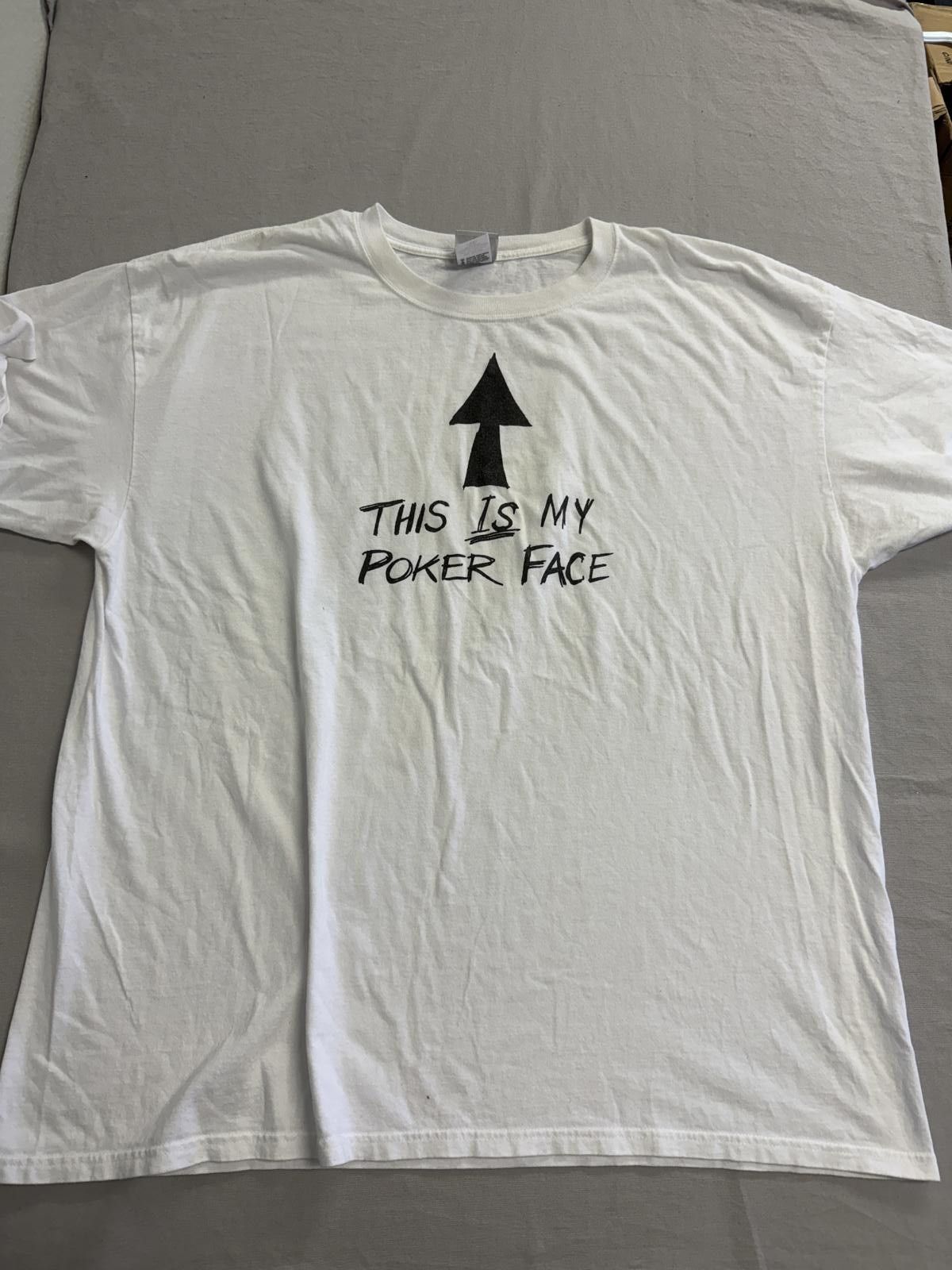 Other WSOP T-shirt This is My Poker Face World Series of Poker 3XL Size US XXL / EU 58 / 5 - 1 Thumbnail