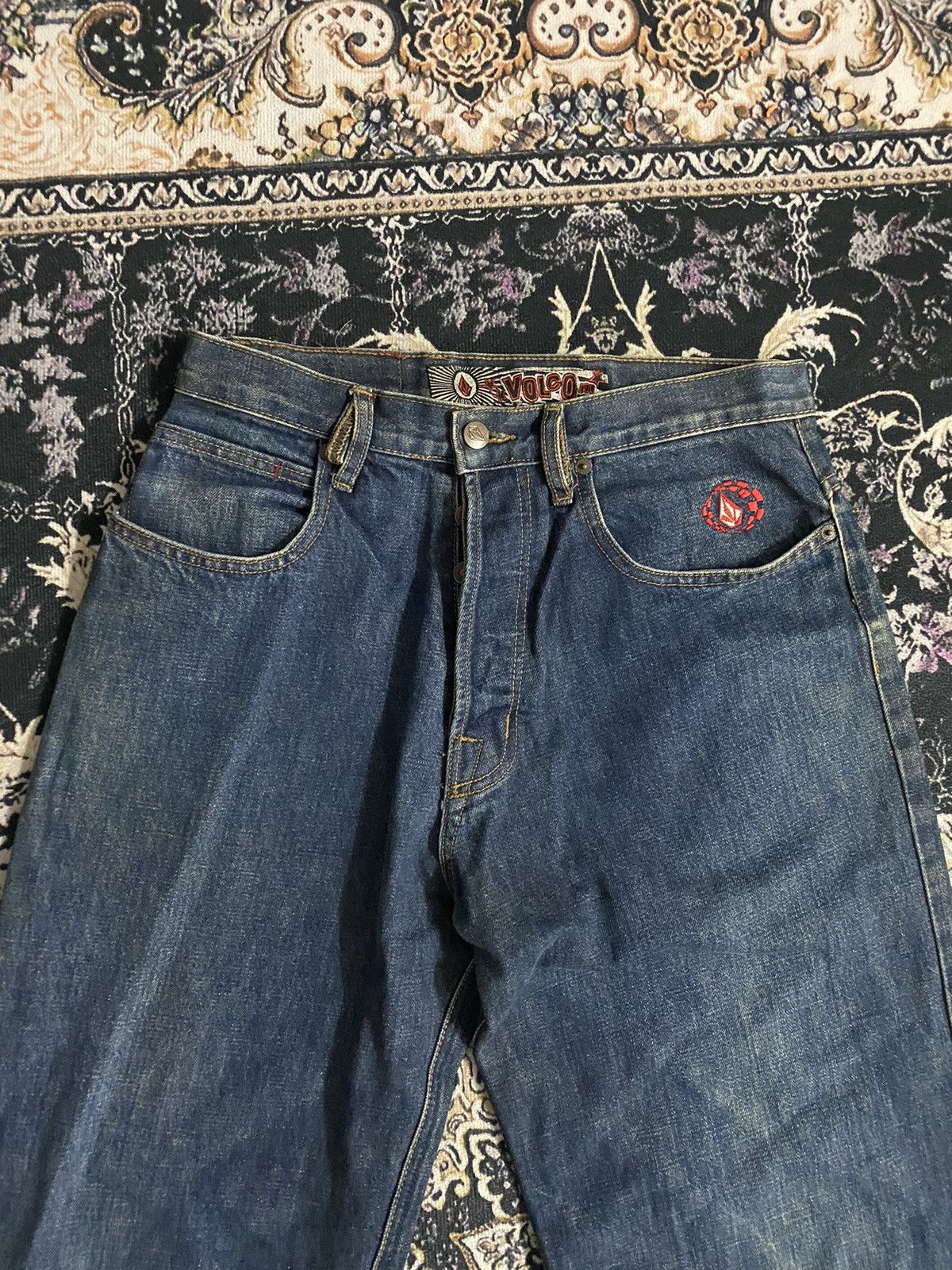 Volcom Vintage baggy volcom stone streetwear outfitt Size US 31 - 2 Thumbnail