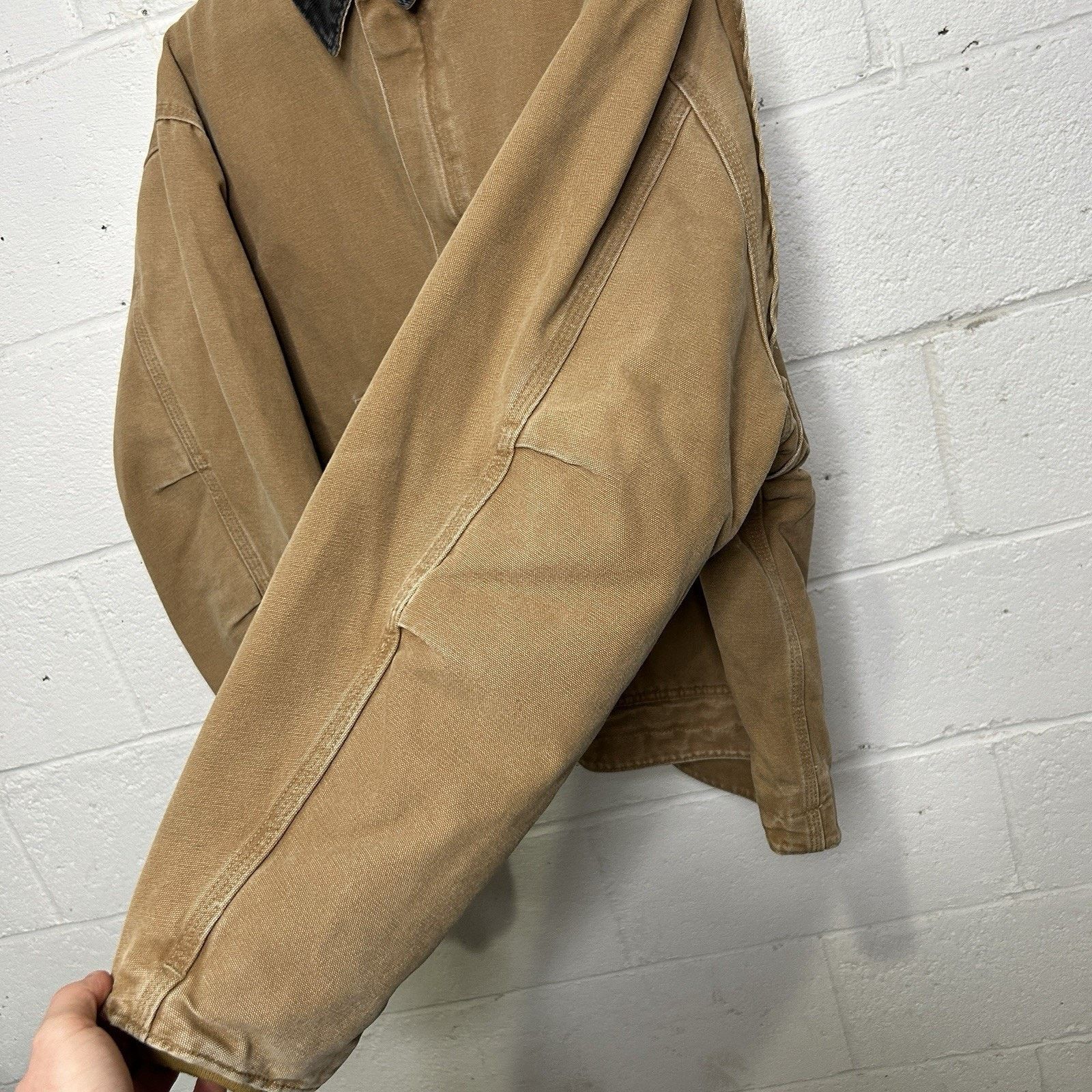 Carhartt Vintage Carhartt Sherpa-Lined Dearborn Jacket “Camel/Brown” Size US XL / EU 56 / 4 - 9 Thumbnail