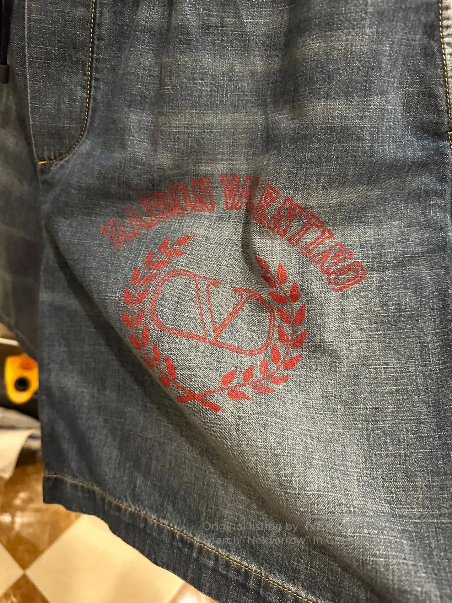 Valentino Valentino Double Waist Denim Shorts. Size US 32 / EU 48 - 3 Thumbnail
