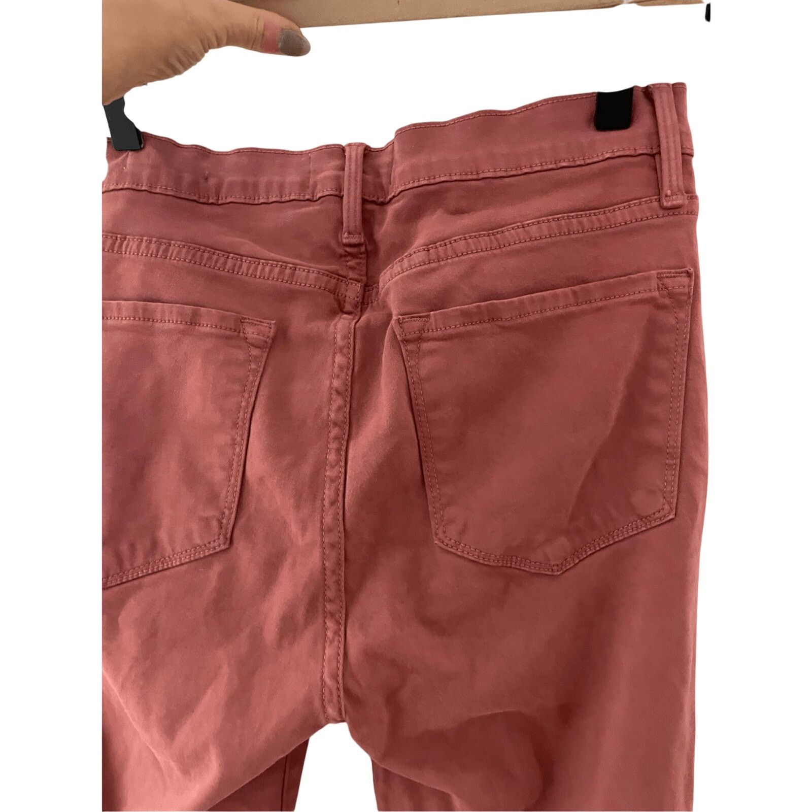 Frame FRAME Le High Skinny Jeans Rosewood Pink Sz 28 Size 28" / US 6 / IT 42 - 6 Thumbnail