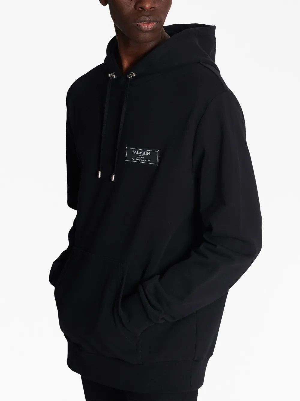 Balmain o1y0426 Logo Hoodie in Black Size US L / EU 52-54 / 3 - 6 Thumbnail