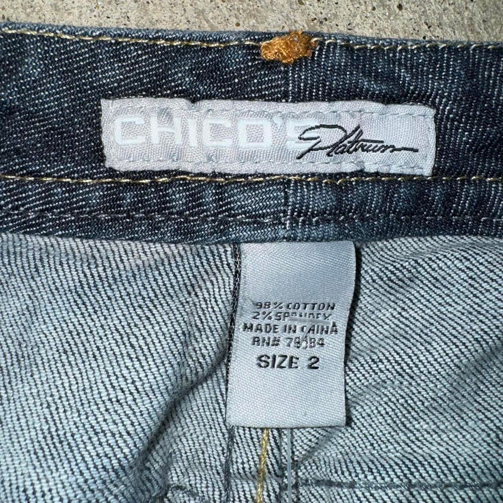 Vintage Vintage y2k platinum chicos embroidered femme pants Size 26" / US 2 / IT 38 - 6 Thumbnail