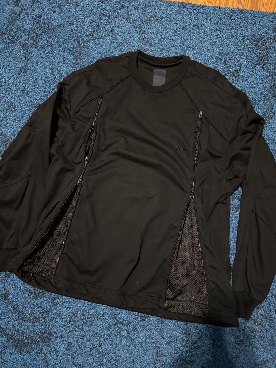 Juun.J Juun J Black Panel Sweatshirt Size US M / EU 48-50 / 2 - 8 Thumbnail