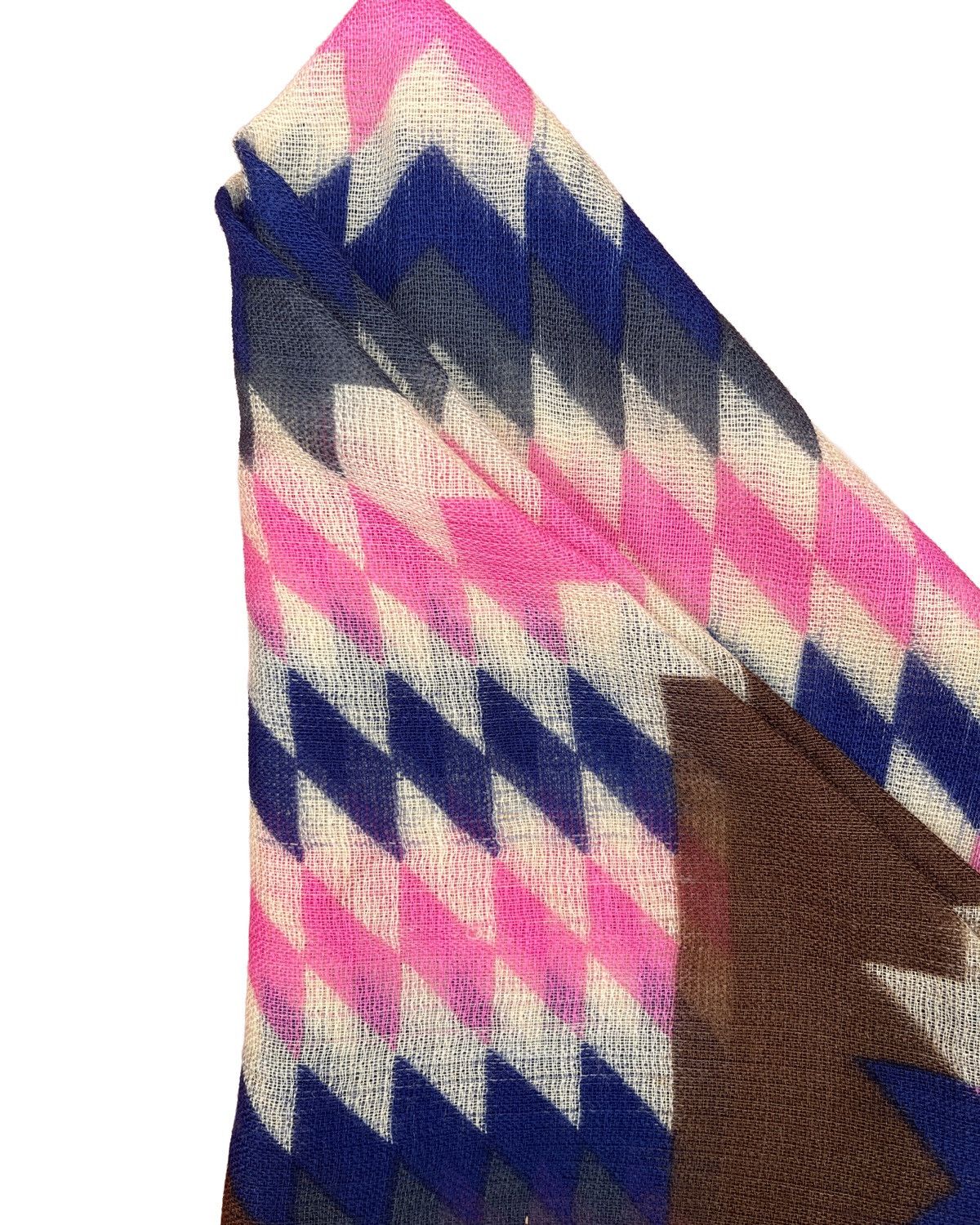 Issey Miyake Issey Miyake Geometric Fringe Scarf Size ONE SIZE - 1 Thumbnail