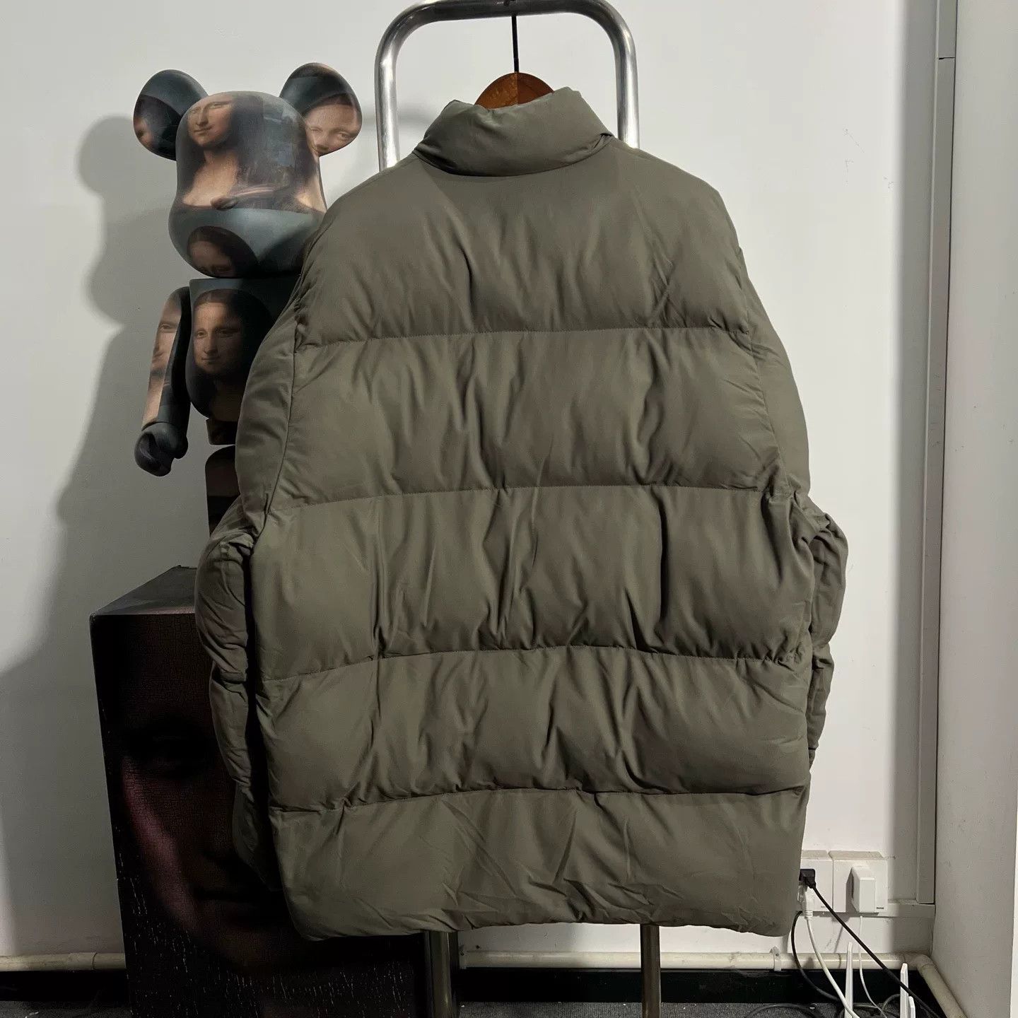 Balenciaga balenciaga quilted down jacket in olive green Size US S / EU 44-46 / 1 - 2 Thumbnail