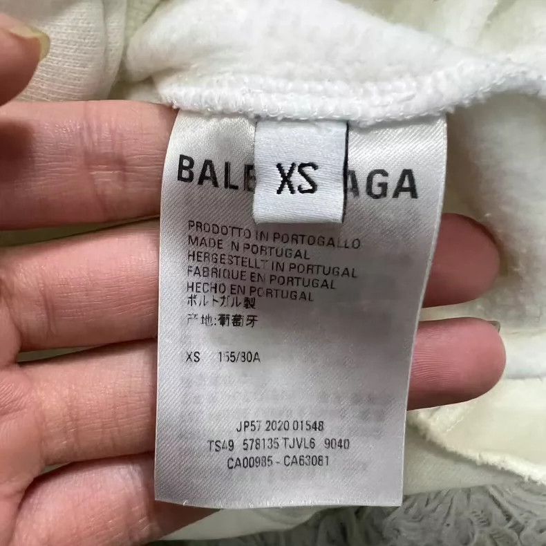 Balenciaga Balenciaga Monogrammed heart print hooded slouchy long-sle Size US XS / EU 42 / 0 - 4 Thumbnail