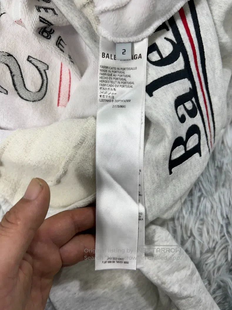 Balenciaga Balenciaga Distressed Sweatshirt, Size 2 Size US M / EU 48-50 / 2 - 3 Thumbnail