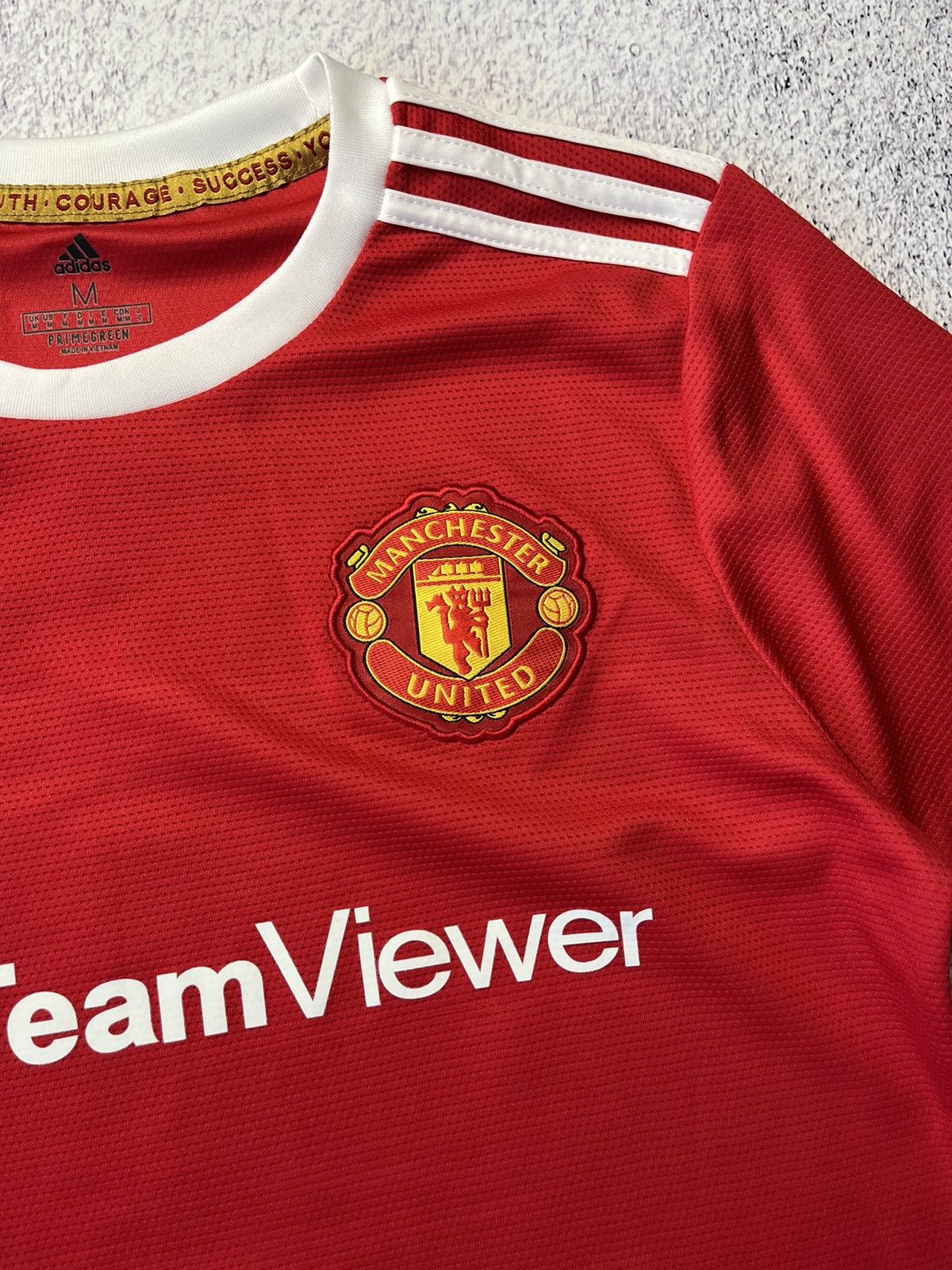 Adidas Vintage Ronaldo #7 Manchester United Home 2021/22 Size US M / EU 48-50 / 2 - 10 Thumbnail