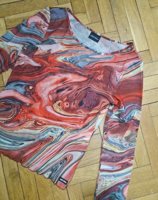 If Six Was Nine × Japanese Brand vintage abstract transparent mesh top Size S / US 4 / IT 40 - 3 Thumbnail