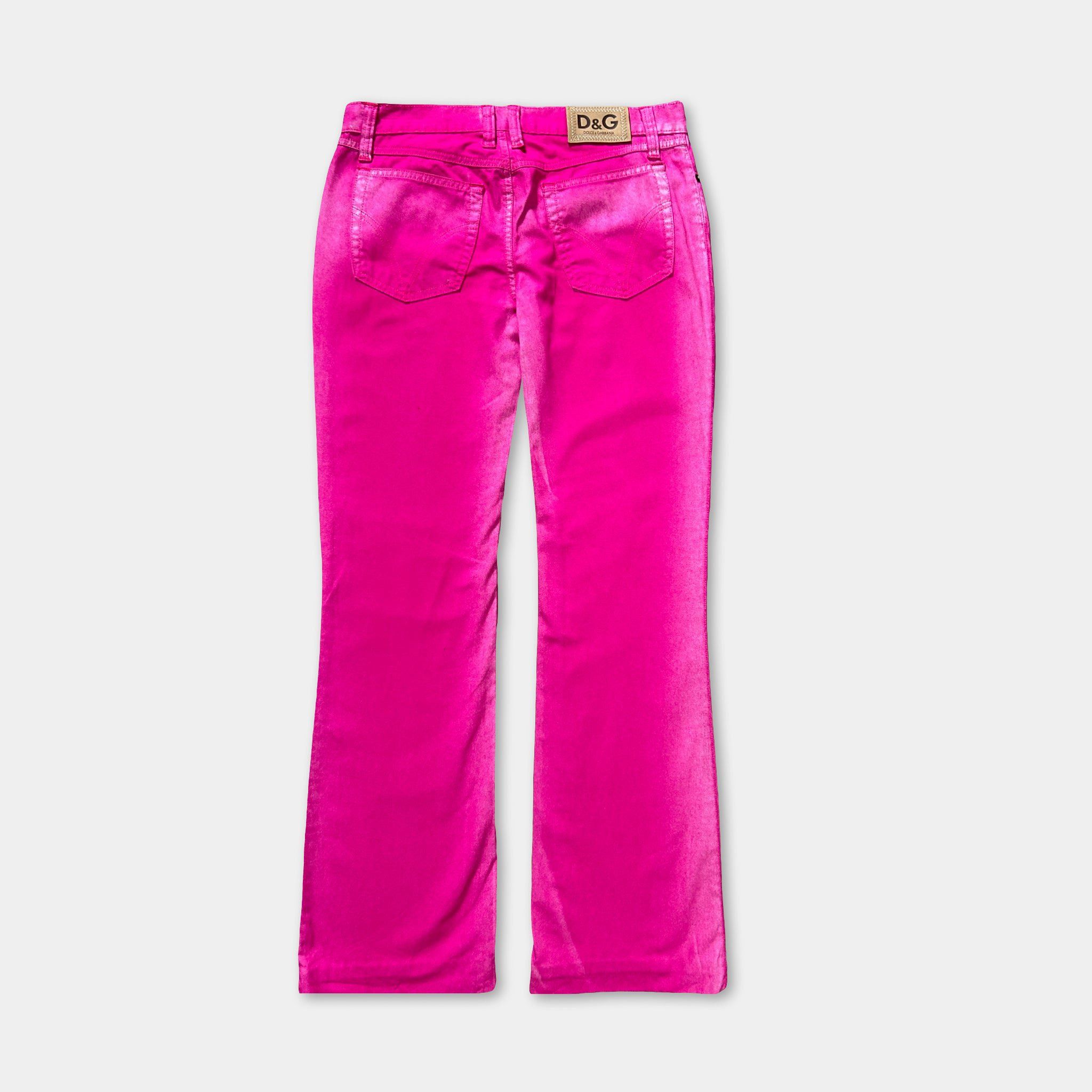 Dolce & Gabbana Dolce & Gabbana Pink Wash Denim Jeans Size 27" / US 4 / IT 40 - 4 Thumbnail