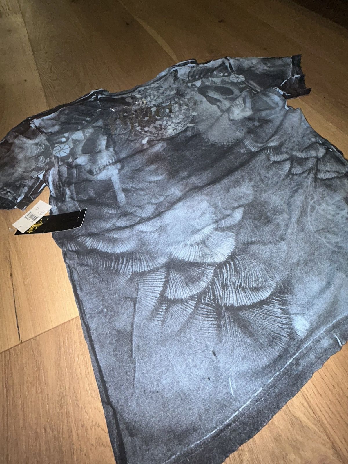 Affliction × Vintage INSANELY RARE! Y2K 2008 Affliction Royalty Tee WITH TAGS! Size US XL / EU 56 / 4 - 2 Thumbnail