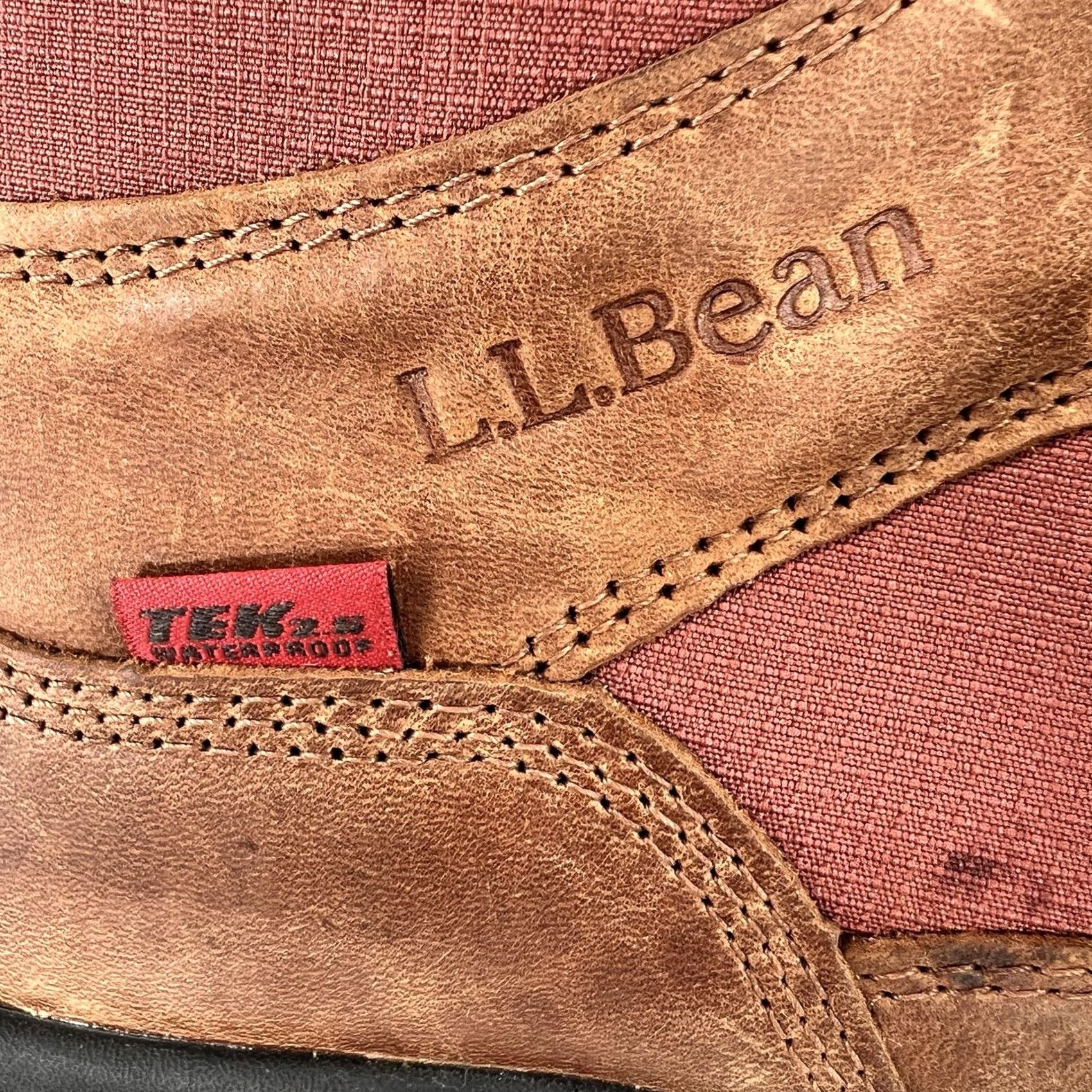 Vintage L.L. Bean Urban Storm Boots Mid Waterproof Size 12 Brown Leather Hiking Men D Width Oakwood Brown NWT Size US 12 / EU 45 - 4 Thumbnail