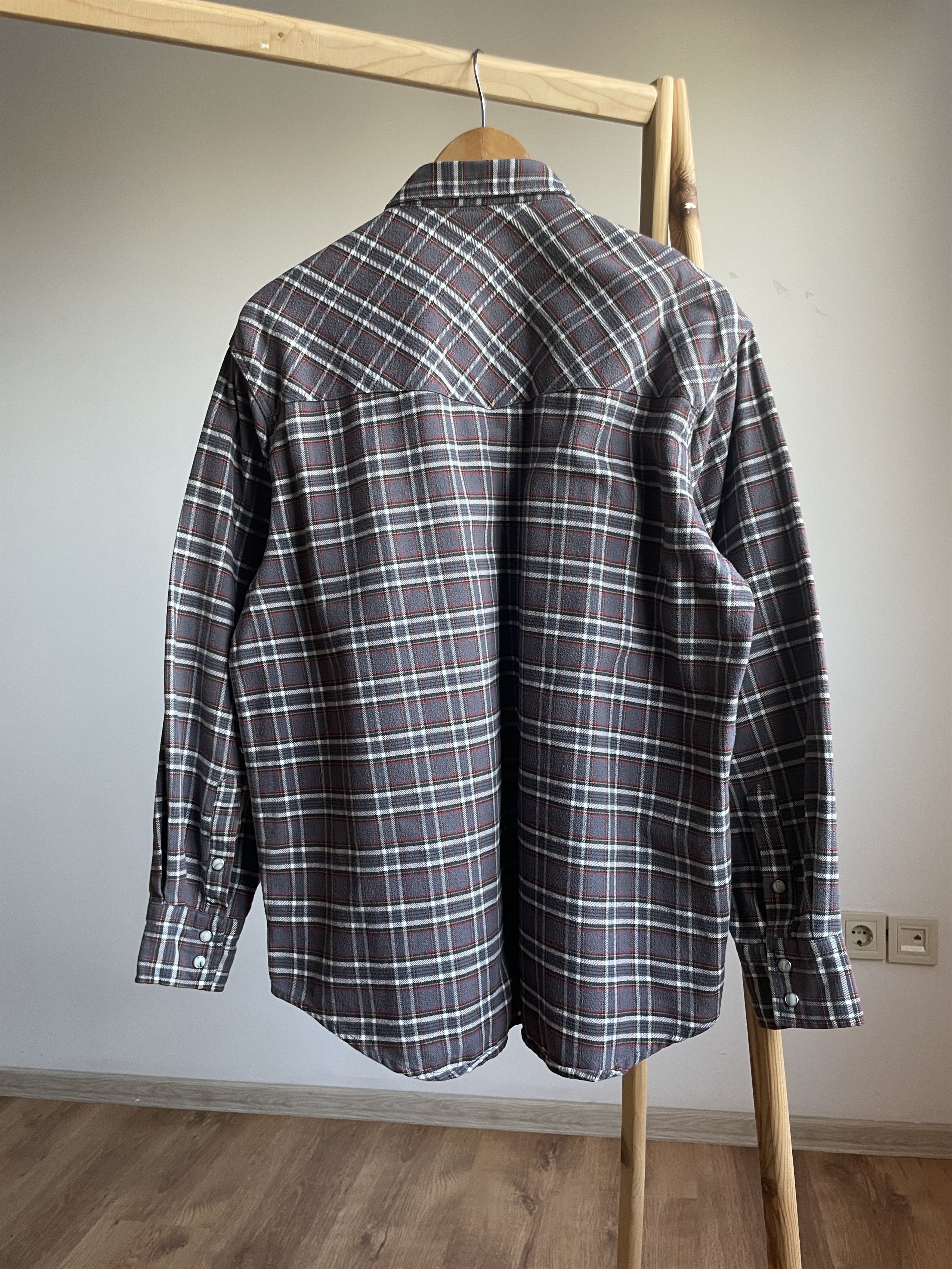 Lee Lee Vintage Checkered Western Heavy Flannel Shirt Size M Size US M / EU 48-50 / 2 - 2 Thumbnail