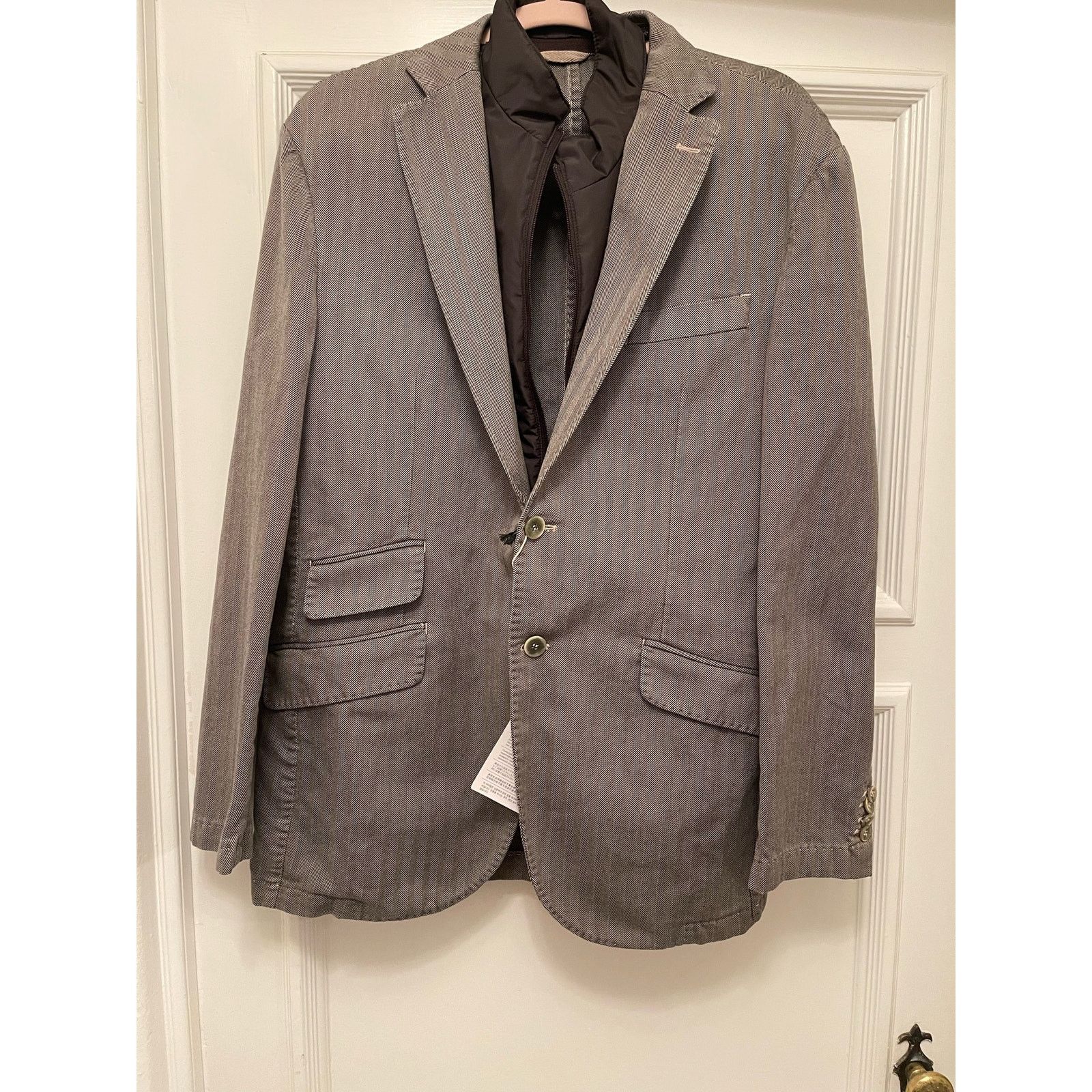 Lubiam Lubiam Sports Jacket, NWT, size: 50, MSRP $948 Size US M / EU 48-50 / 2 - 2 Thumbnail