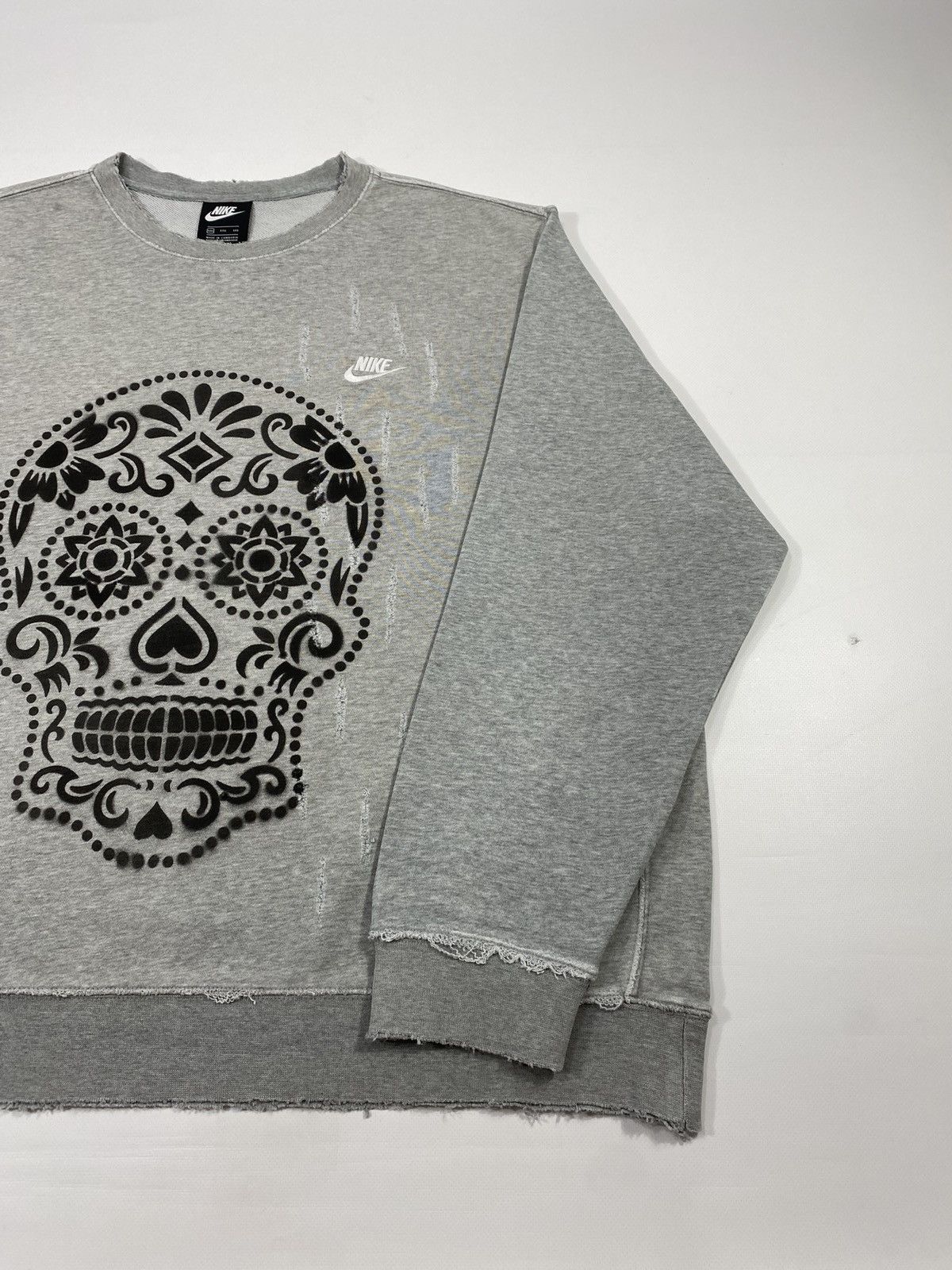 Nike Nike Distressed Mexican Skull Oversized Custom Sweatshirt Size US XXL / EU 58 / 5 - 5 Thumbnail