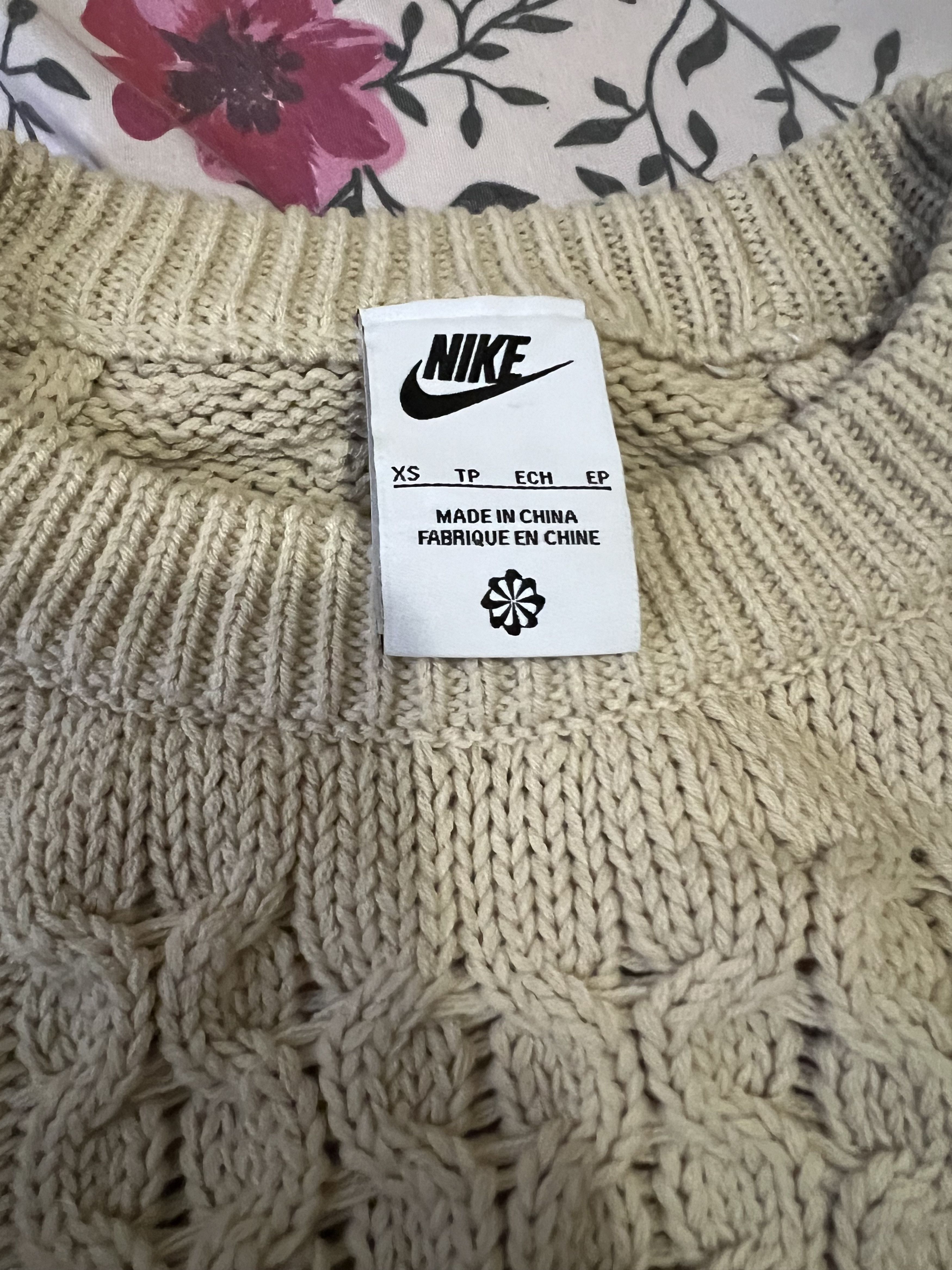 Nike Nike Cable Knit Sweater Size US XS / EU 42 / 0 - 2 Thumbnail