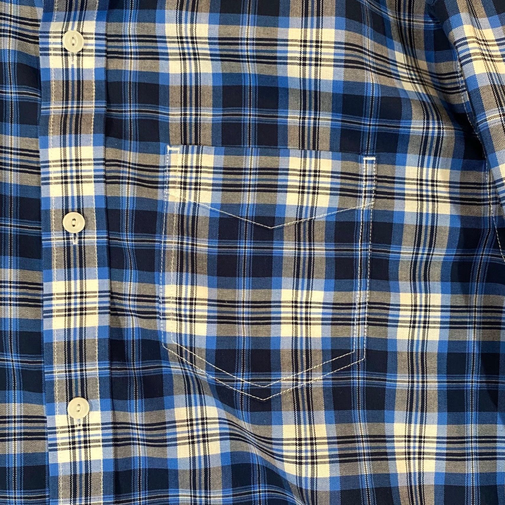 Vintage LL Bean Shirt Mens Large Blue Plaid Button Down Traditional Fit Outdoor Long Size US L / EU 52-54 / 3 - 4 Thumbnail