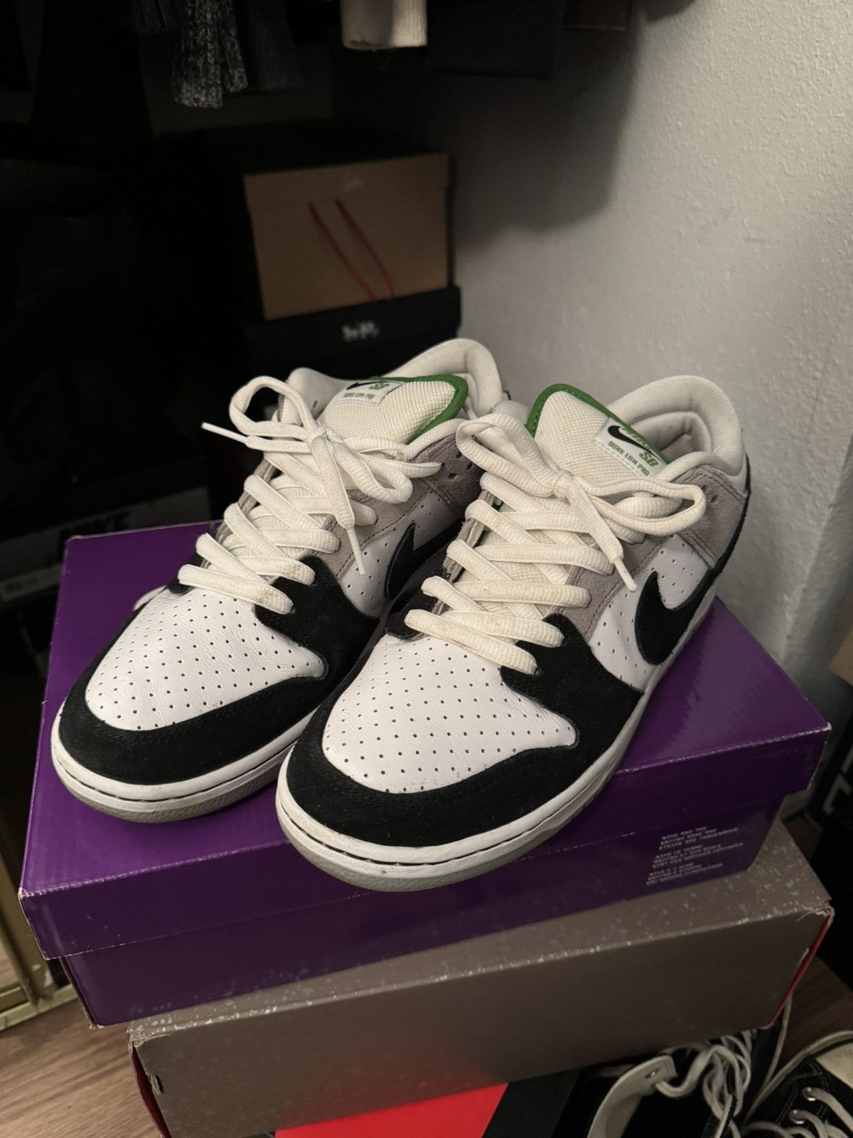 Nike Nike SB Dunk Chlorophyll Size US 10 / EU 43 - 2 Thumbnail