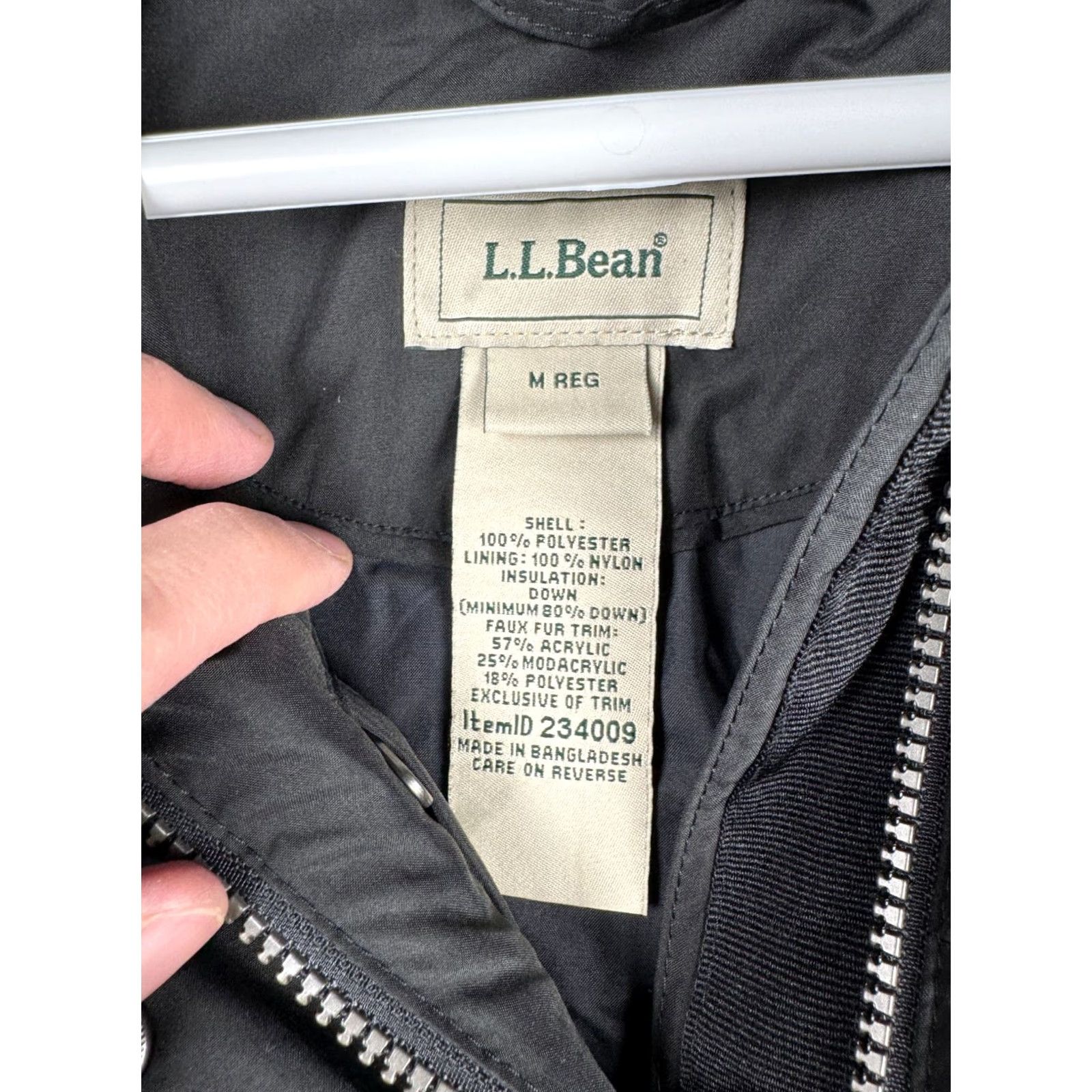 Vintage LL Bean Down Puffer Jacket Women's Medium Regular Ultrawarm Black Size M / US 6-8 / IT 42-44 - 5 Thumbnail