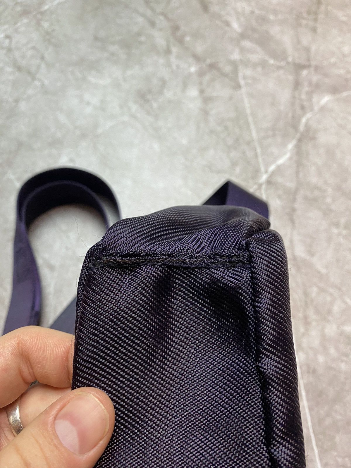Diesel × Vintage Diesel Chocolate Purple Nylon Small Crossbody Cargo Bag Size ONE SIZE - 17 Thumbnail