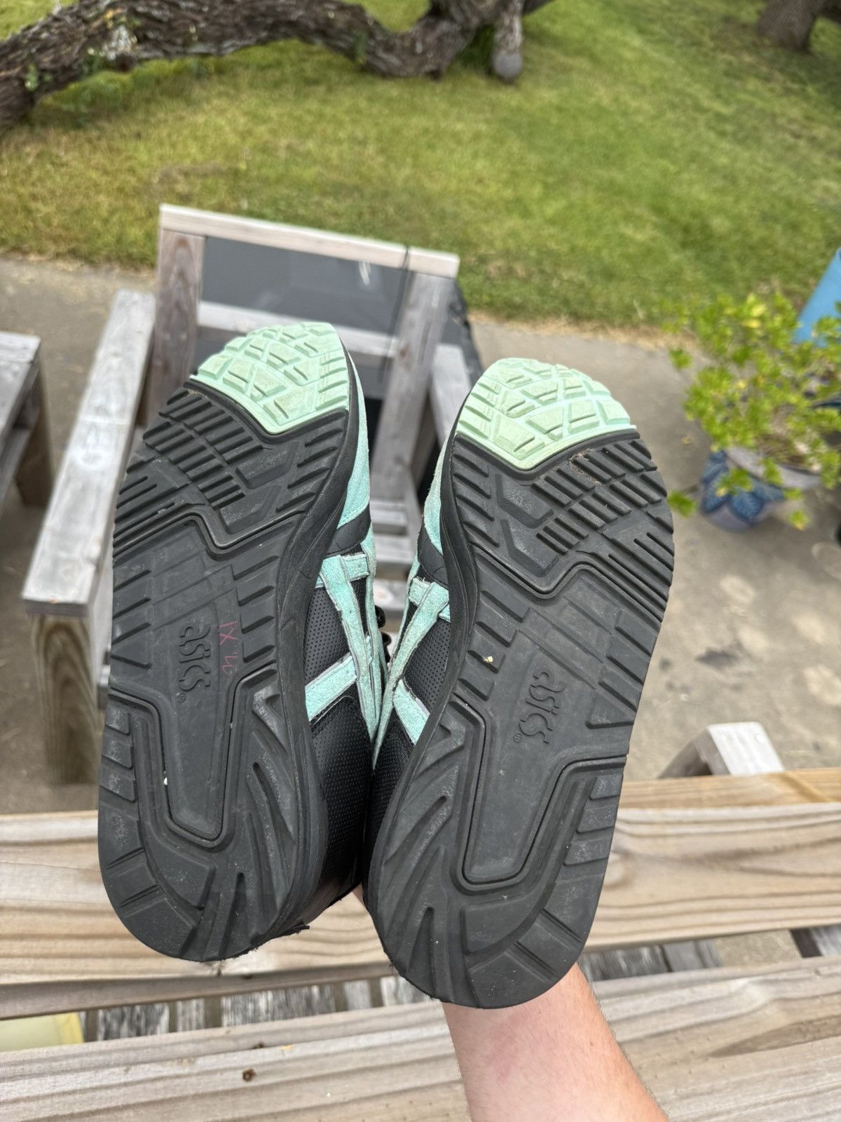 Asics × Kith ASICS Gel-Saga Diamond Supply Co Ronnie Fieg Aqua Blue Black Size US 10 / EU 43 - 6 Thumbnail