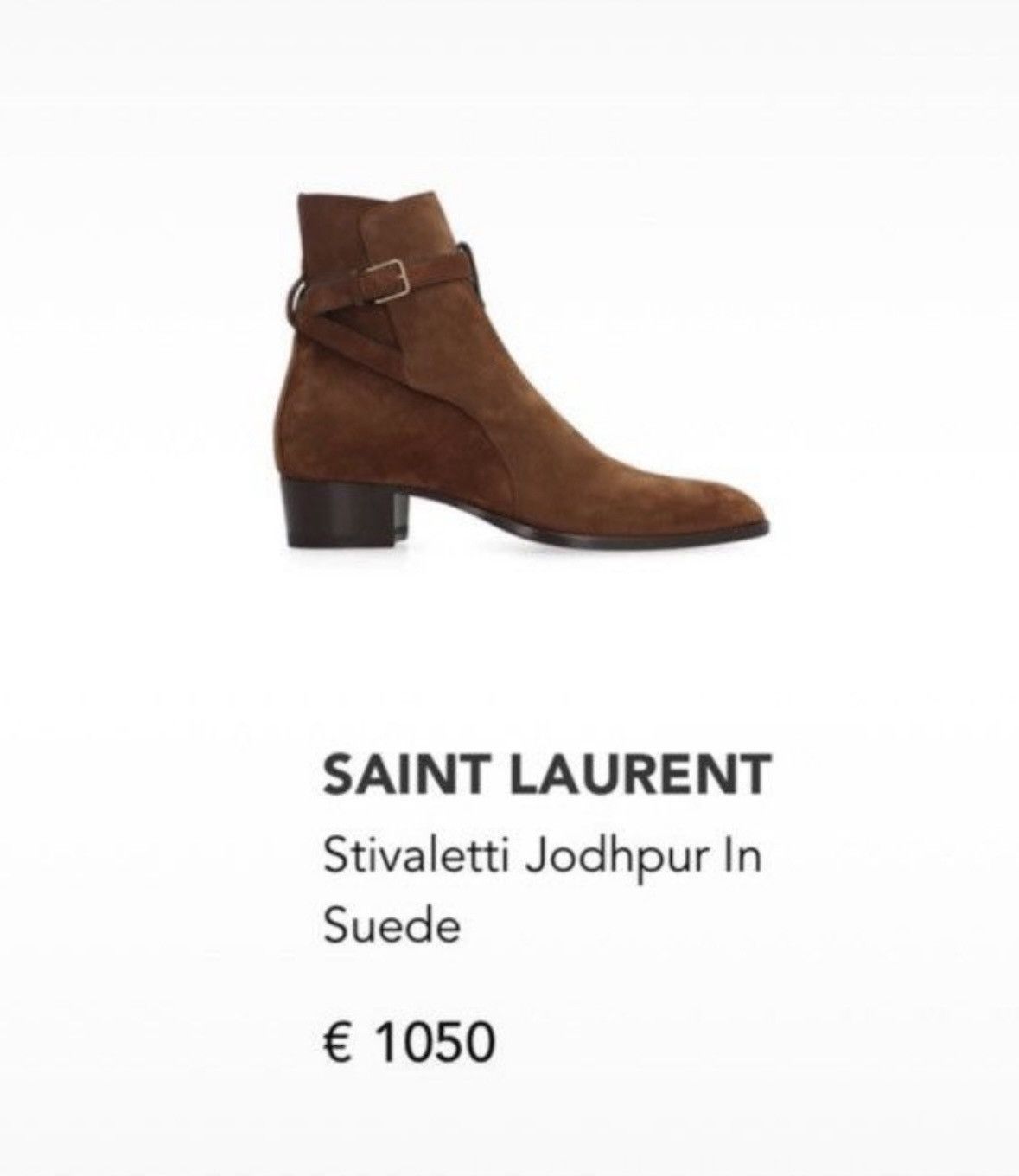 Saint Laurent Paris Saint Laurent suede johdpur boots Size US 11.5 / EU 44-45 - 2 Thumbnail