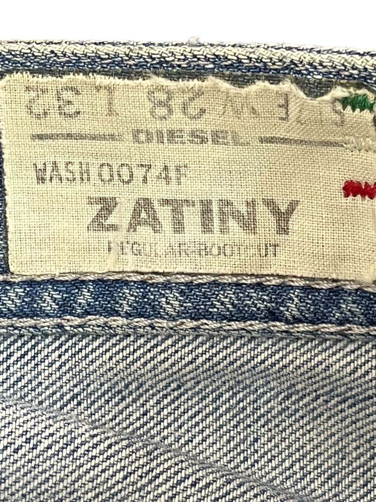 Diesel Vintage Diesel Zatiny Flare Mudwash Distressed Denim Size US 31 - 6 Thumbnail
