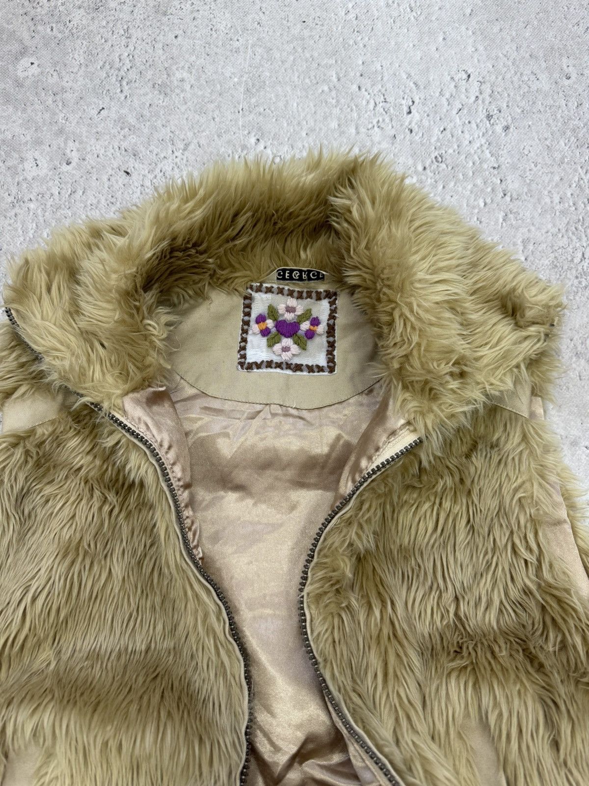 Hysteric Glamour × If Six Was Nine 2000s Avant Garde If Six Was Nine Style VEST fur Size S / US 4 / IT 40 - 7 Thumbnail