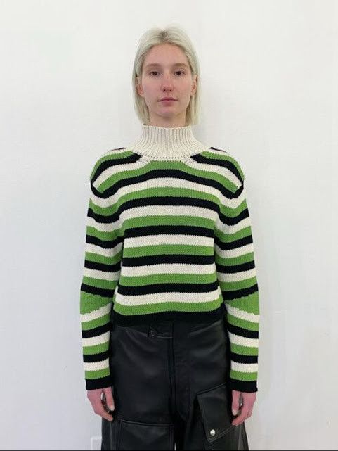 Marni o1w1db10824 Striped Crochet-knit Sweater in Multicolor Size M / US 6-8 / IT 42-44 - 1 Thumbnail