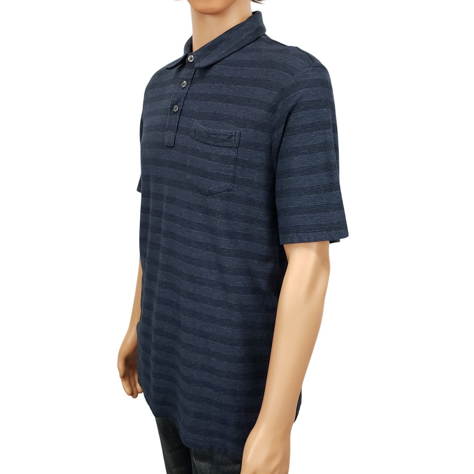 Johnston & Murphy Johnston & Murphy Polo Shirt Pima Cotton Striped XL Size US XL / EU 56 / 4 - 7 Thumbnail