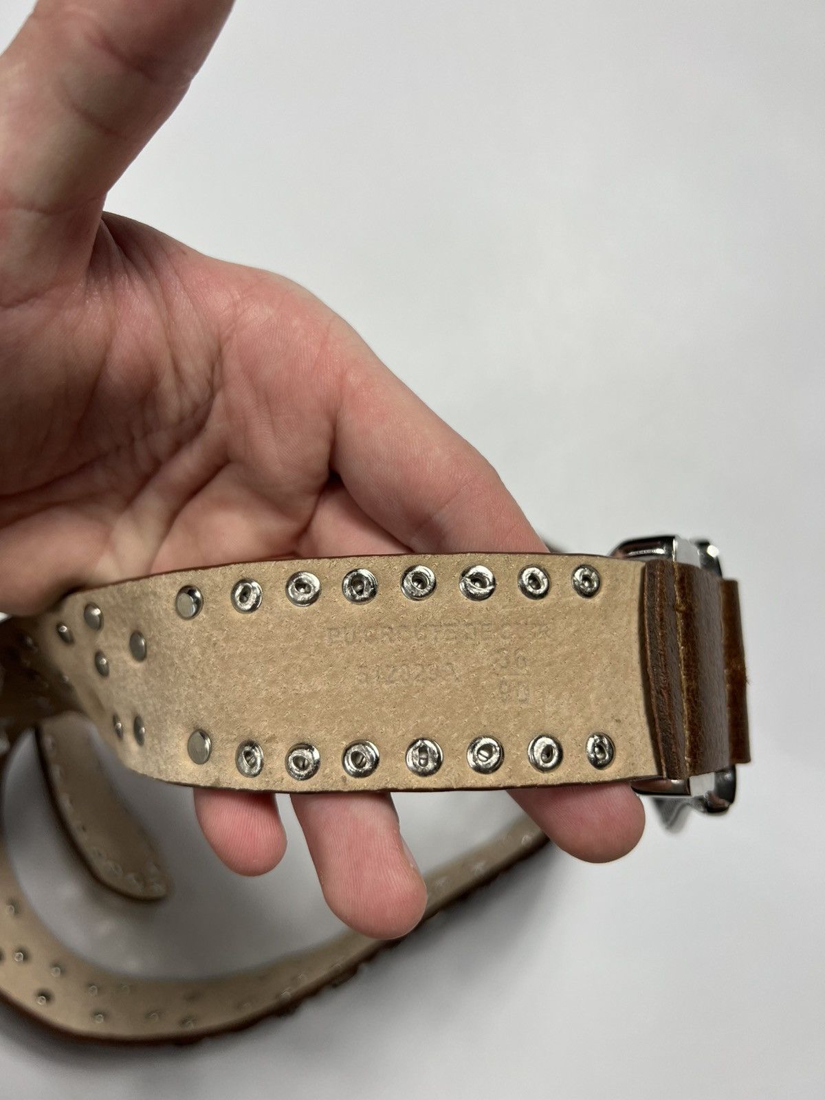 Vintage Vintage Western BB Simon Style Y2K Belt With Metal Buckle Size ONE SIZE - 9 Thumbnail