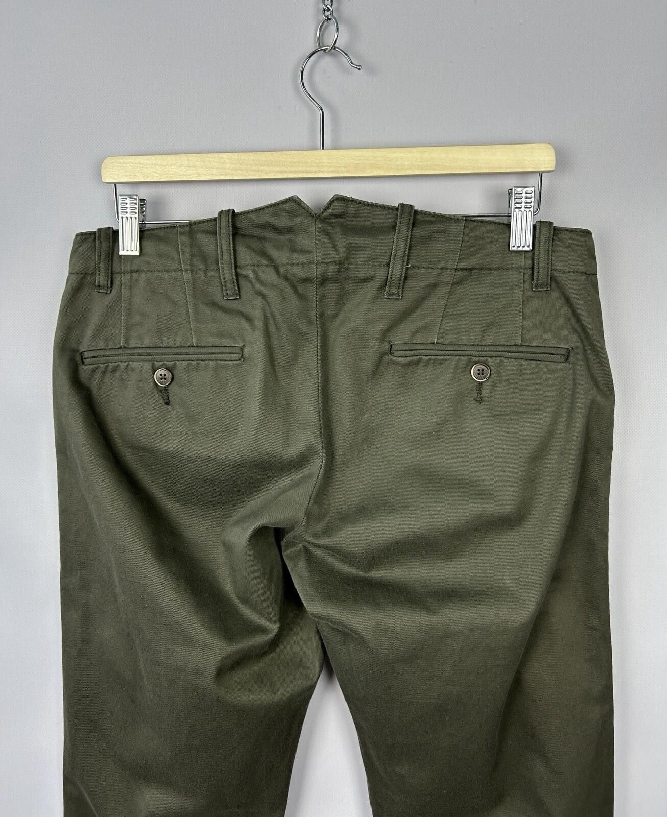Suitsupply Mens Suitsupply Bennet Trousers W30 Chino Pants Khaki Size US 30 / EU 46 - 5 Thumbnail