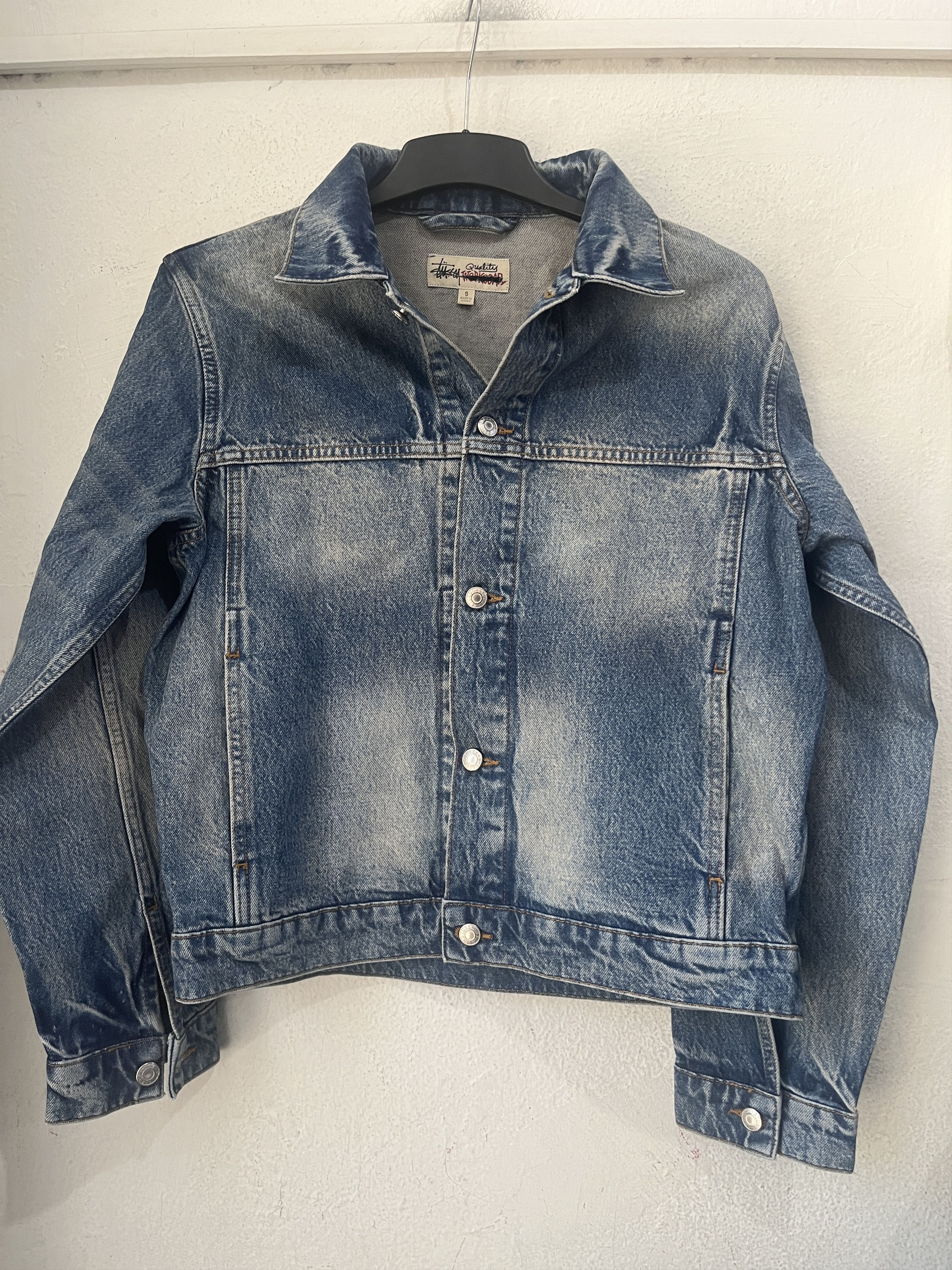 Stussy TRUCKER JACKET DENIM Size US XXL / EU 58 / 5 - 9 Thumbnail