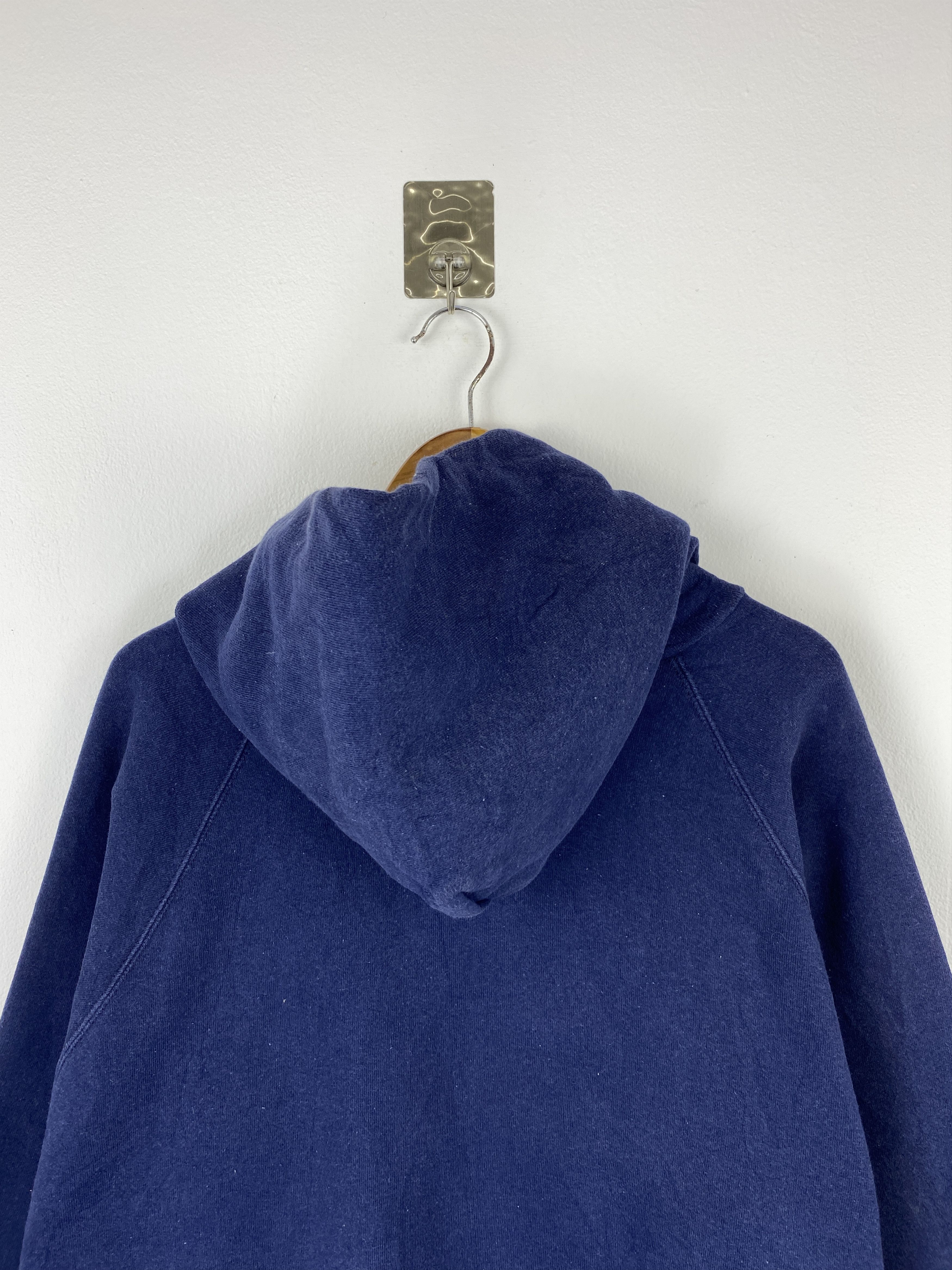 Adidas Vintage 90s Adidas Central Logo Pullover Hoodie SH0508 Size US L / EU 52-54 / 3 - 4 Thumbnail