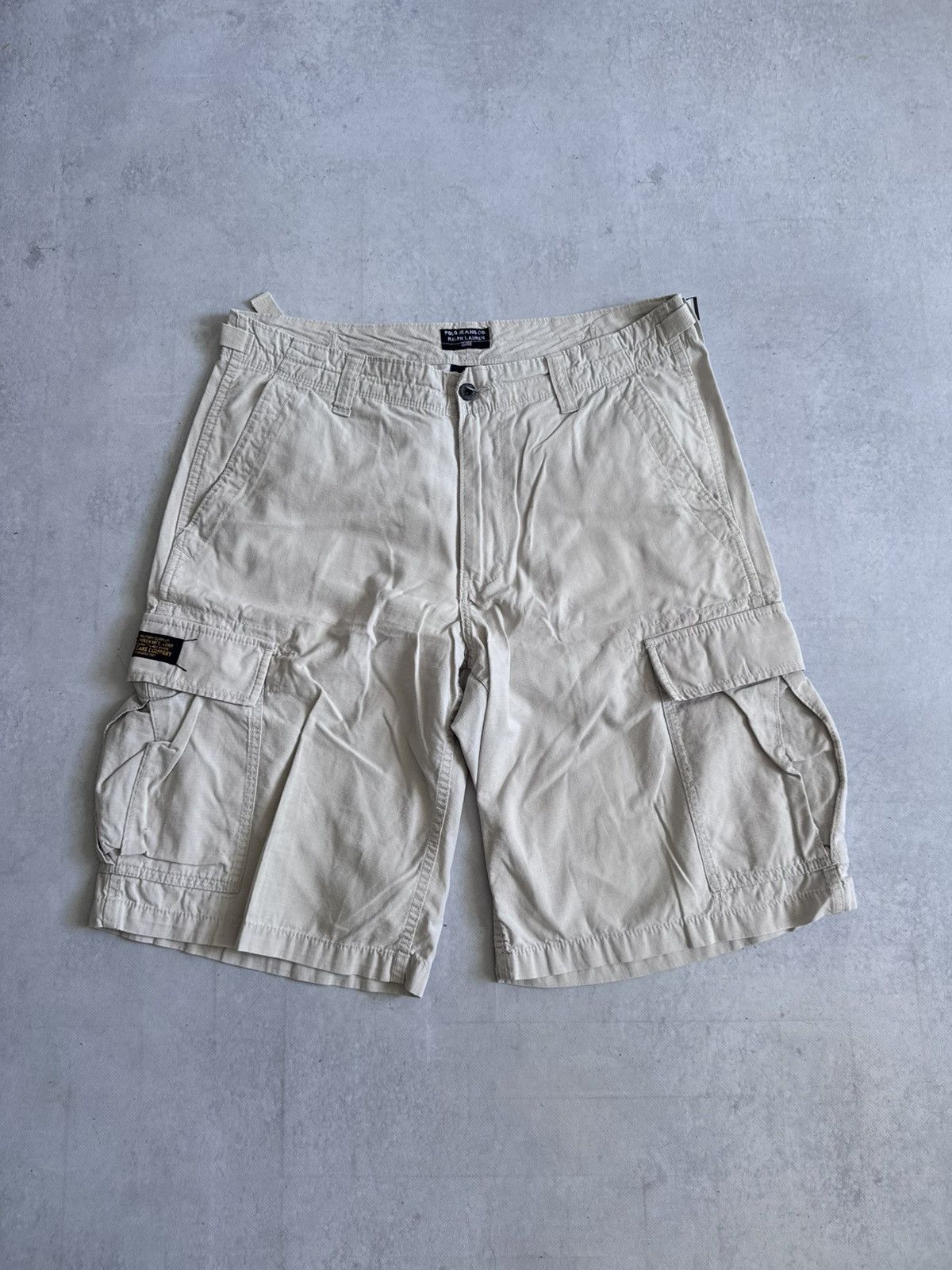 Other Vintage Polo Jeans CO. Ralph Lauren Aviator Baggy Y2K Shorts Size US 32 / EU 48 - 1 Thumbnail