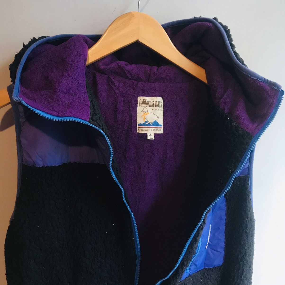 Vintage Vintage Mega Hood Wool Vest Size US L / EU 52-54 / 3 - 5 Thumbnail