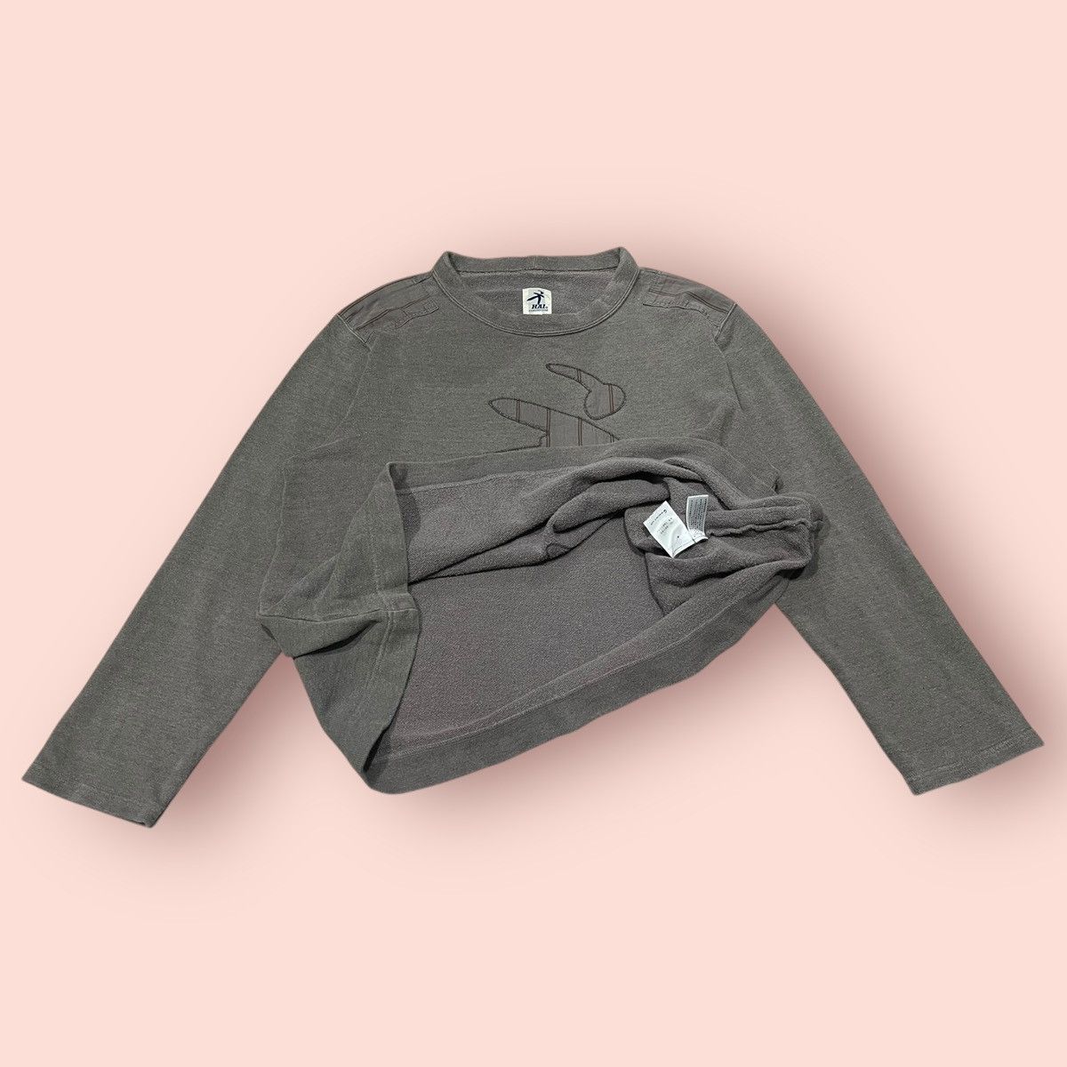 Hai Sporting Gear × Issey Miyake × Japanese Brand VINTAGE HAI SPORTING GEAR BIG PATCH LOGO PULLOVER SHIRT Size L / US 10 / IT 46 - 14 Thumbnail