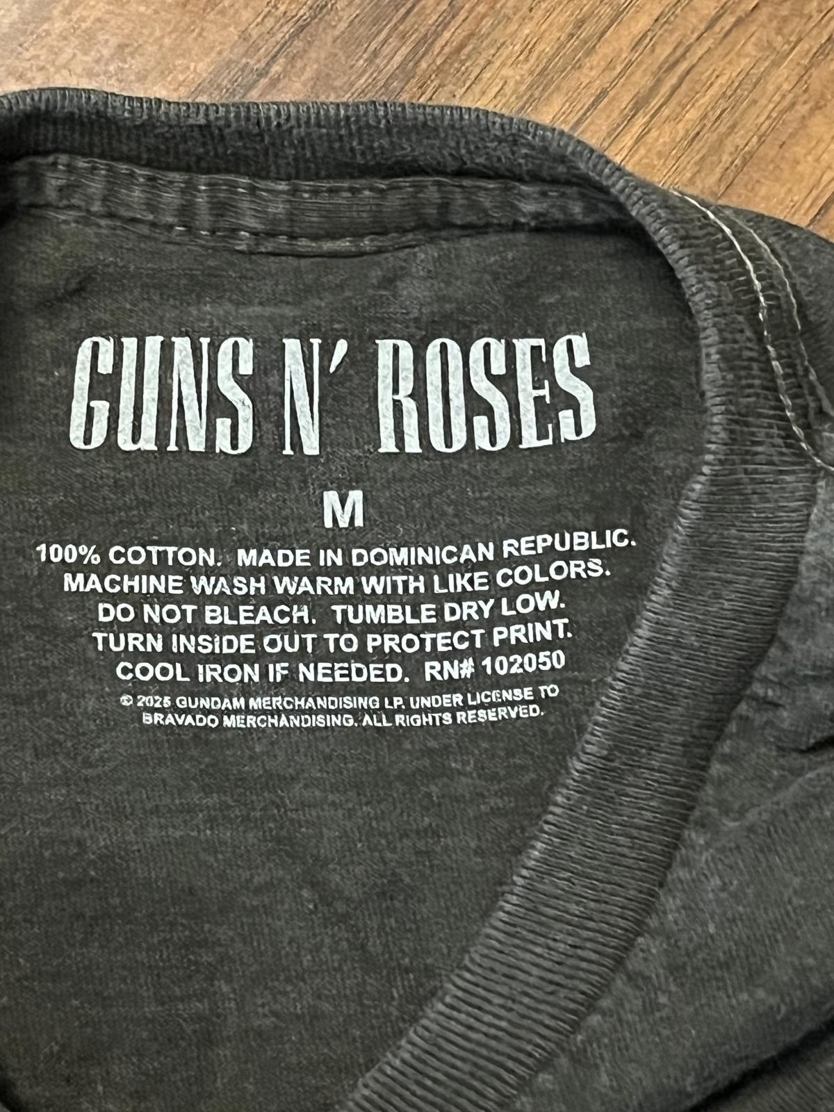 Designer Guns N Roses Skeleton Tour Graphic Tee Band Shirt M NWOT Size US M / EU 48-50 / 2 - 2 Thumbnail
