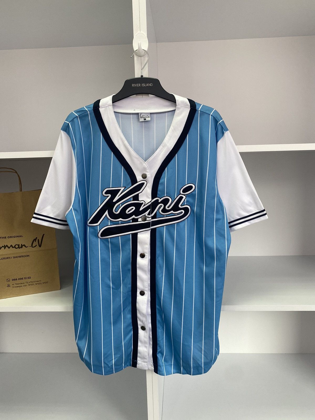 Karl Kani × Vintage Vintage Karl Kani Hip Hop Jersey tee Size US L / EU 52-54 / 3 - 3 Thumbnail