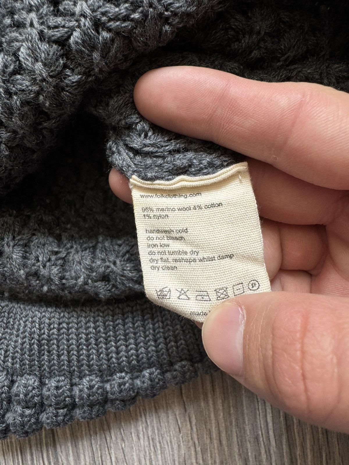 Folk Folk Dark Gray Piano Jumper Knitted Sweatshirt 4 Size US M / EU 48-50 / 2 - 7 Thumbnail