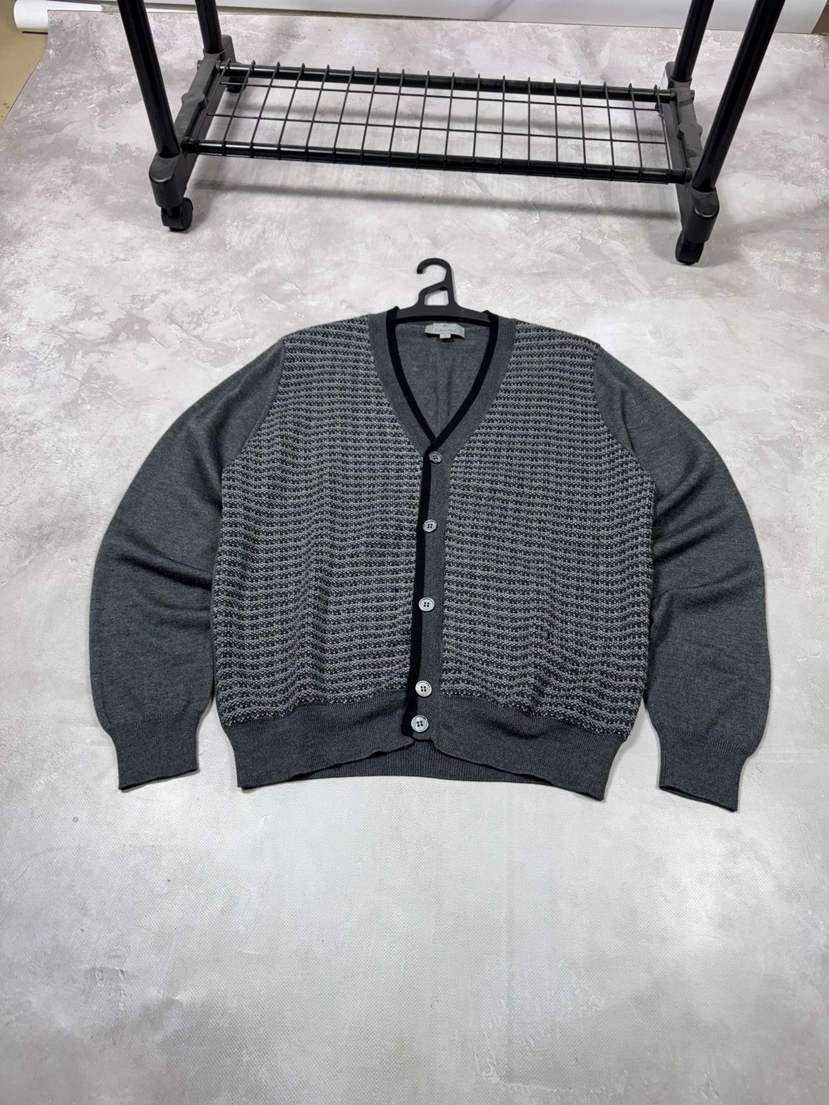 Canali Vintage Canali Wool Cardigan Size US M / EU 48-50 / 2 - 2 Thumbnail