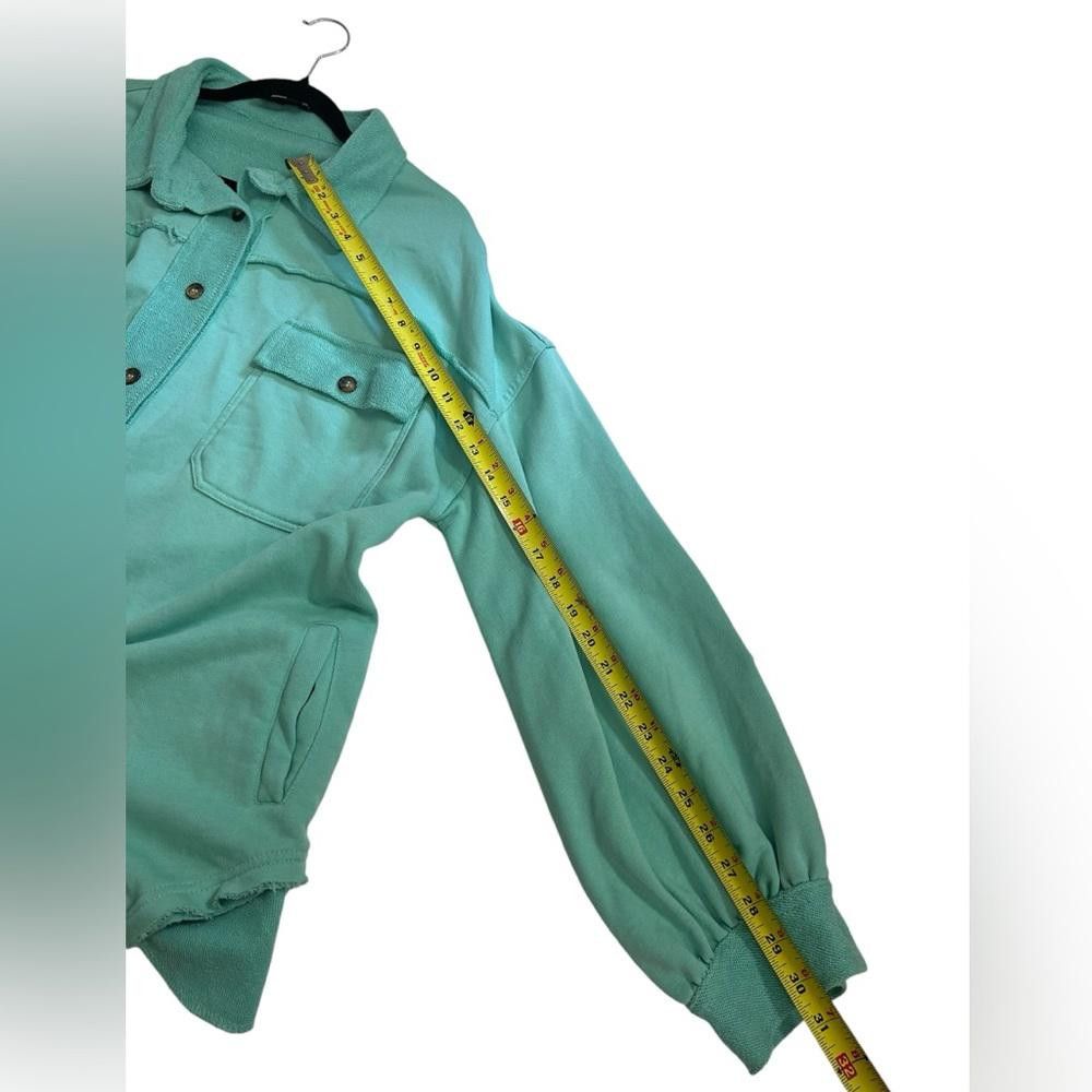 Designer VICI l Charliegh Cotton Blend Shacket Mint Green Medium Size M / US 6-8 / IT 42-44 - 7 Thumbnail
