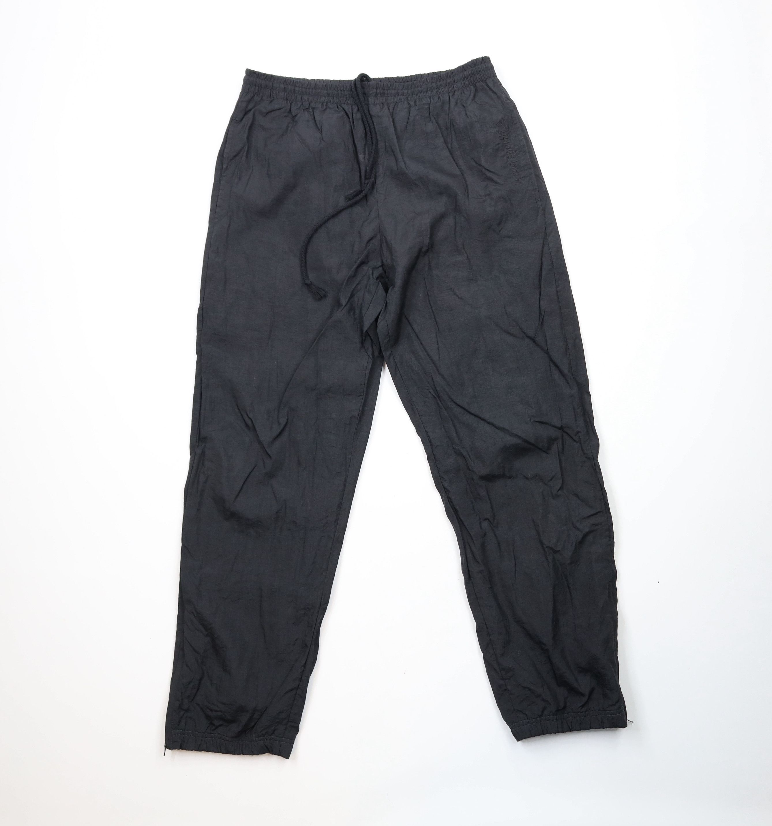 Le Coq Sportif × Vintage Vintage 90s Le Coq Sportif Soccer Lined Joggers Pants Black Size US 34 / EU 50 - 1 Thumbnail