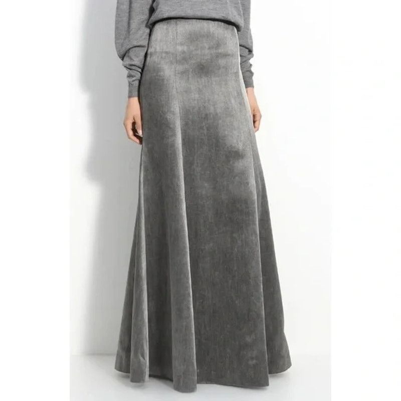 Olivier Theyskens Theyskens' Theory Smutna Mermaid Maxi Skirt Sparkle Sz 4 Size 27" / US 4 / IT 40 - 1 Thumbnail