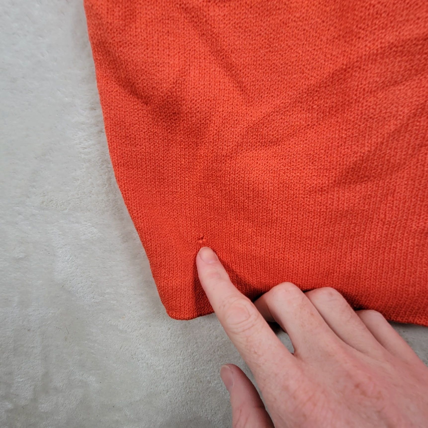 St. John St. John Dress Orange Long Knit Short Sleeve Button Closure Women 6 Dress Size M / US 6-8 / IT 42-44 - 7 Thumbnail