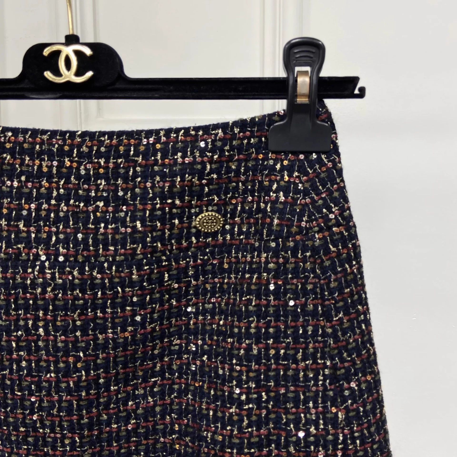 Chanel Chanel plaid midi skirt 34 Size 25" / US 0 / IT 36 - 4 Thumbnail